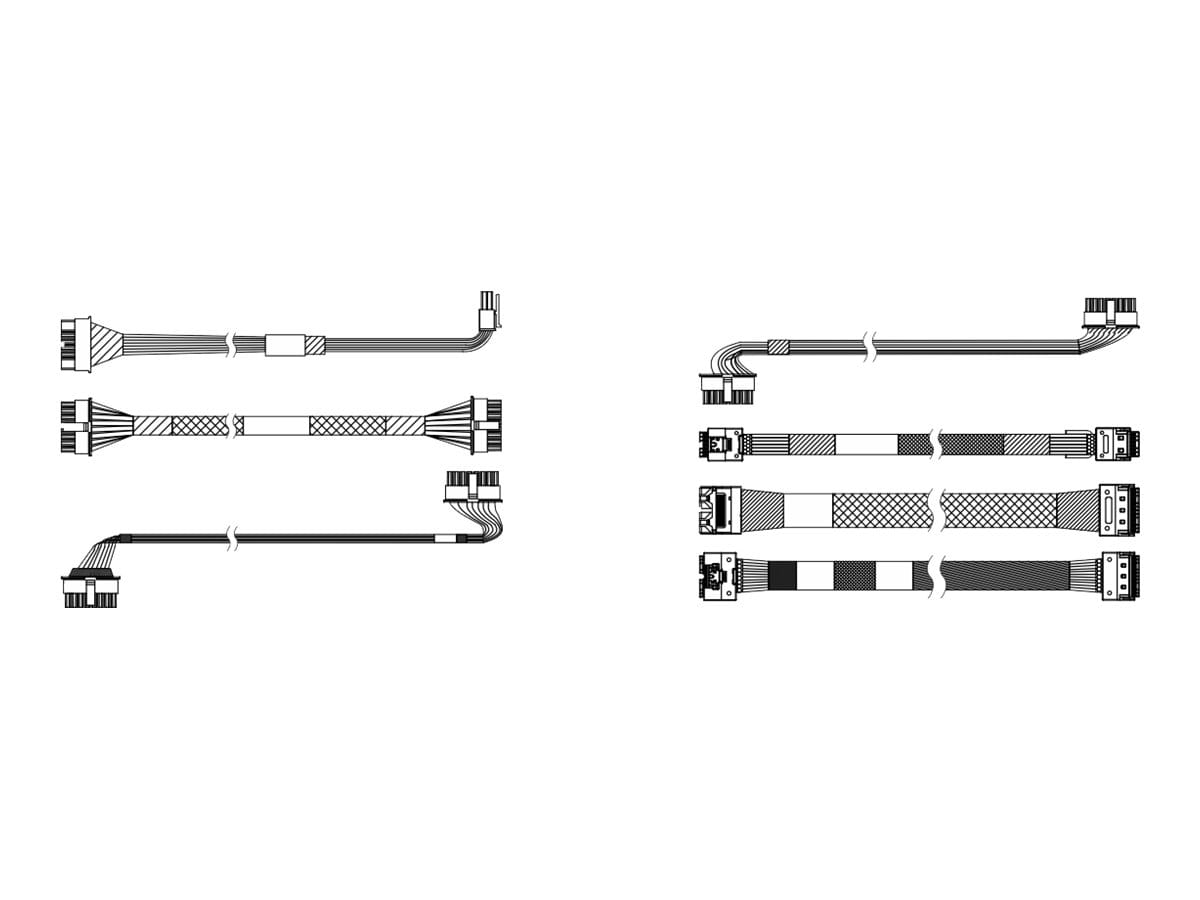 Lenovo Speicherkabelkit - 12 x 3,5"+ 24 x 2,5" Expander Backplane Kabel-Optionssatz