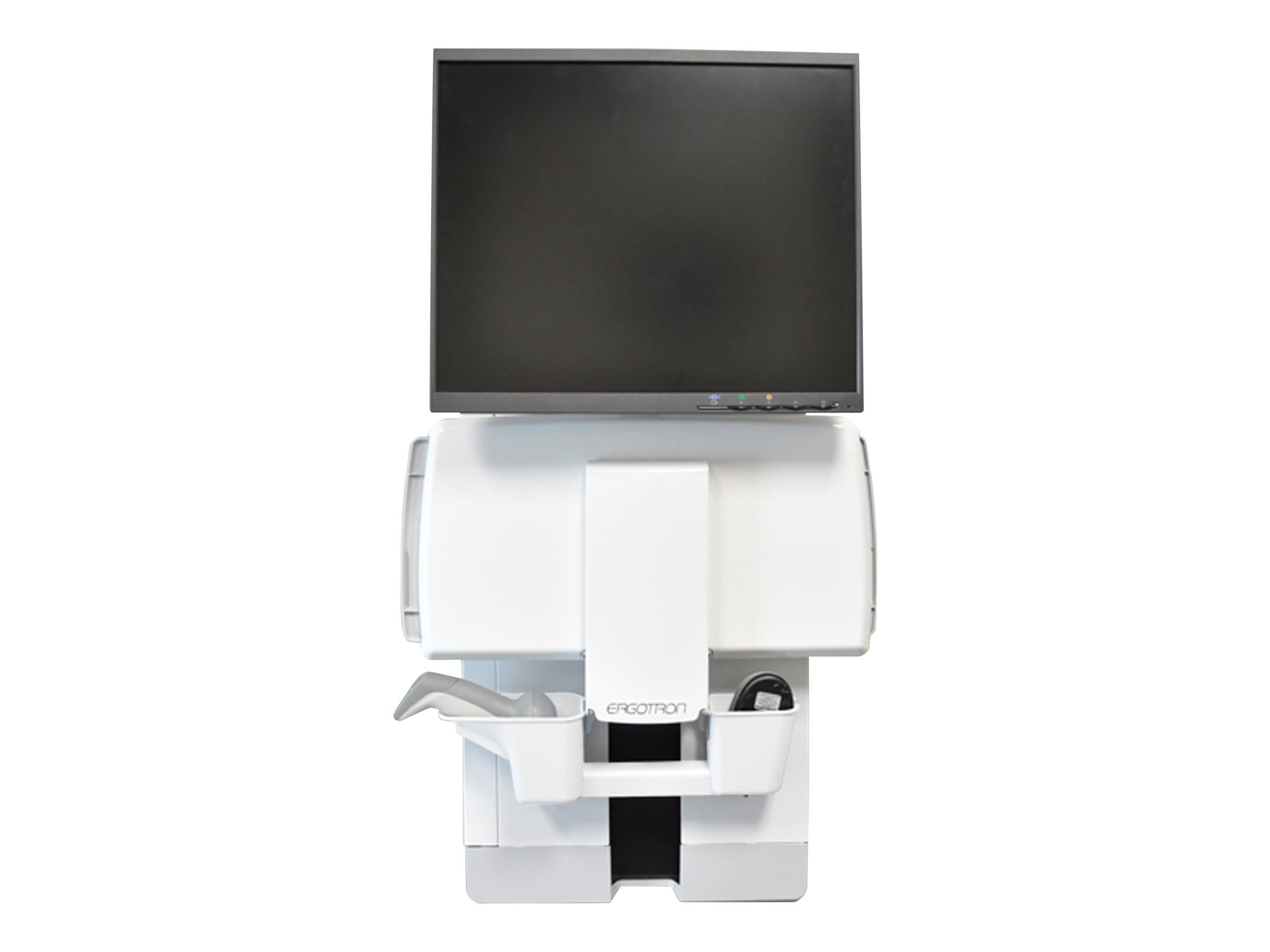 Ergotron Befestigungskit (Tastaturablage, Handgelenkkissen, Maushalterung, vertikale Verstellschiene) - für LCD-Display / PC-Ausrüstung - Patientenzimmer - Stahl - weiß - Bildschirmgröße: bis zu 61 cm (bis zu 24 Zoll)