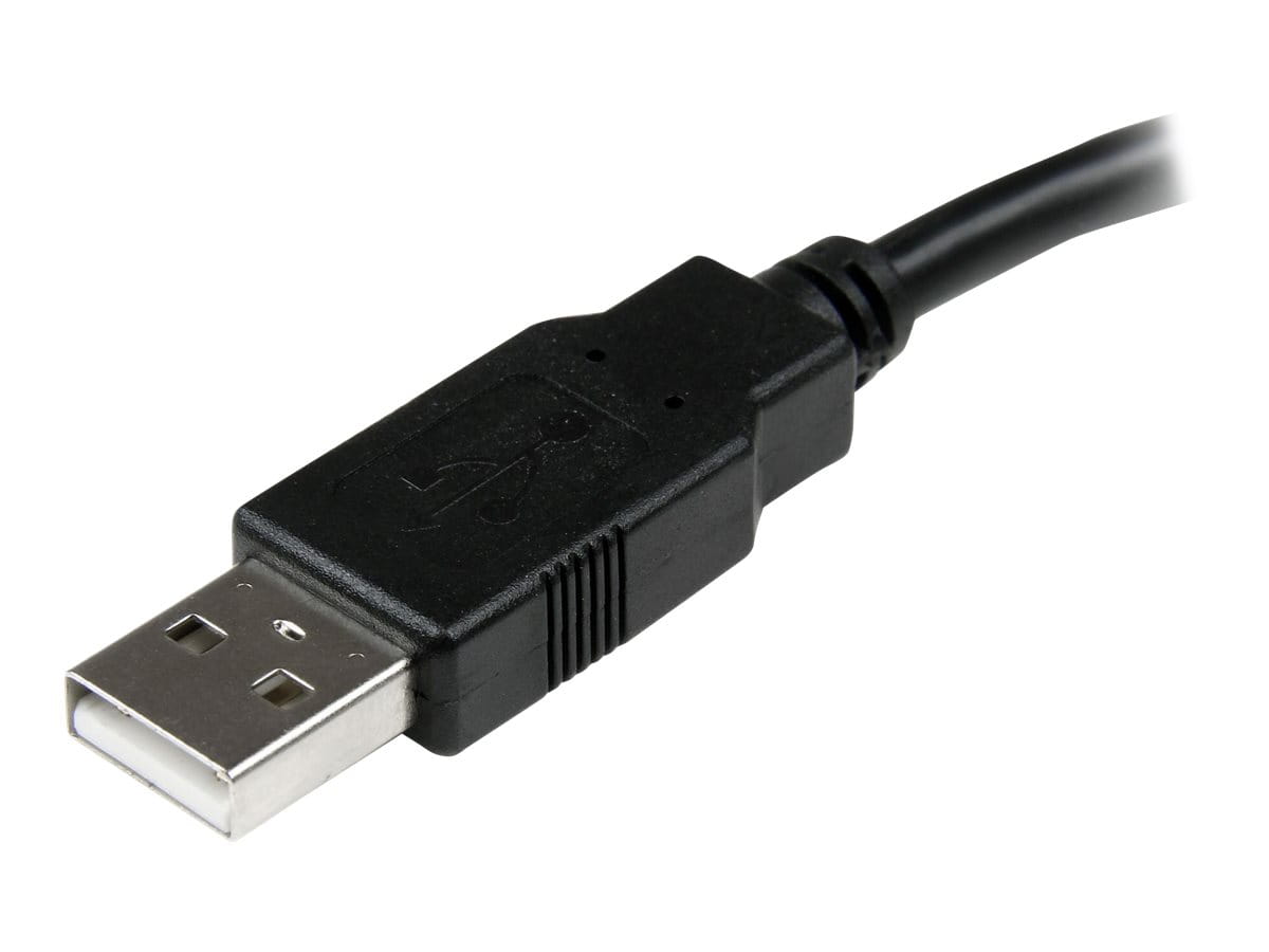 StarTech.com USB 2.0 Verlängerung 15cm - USB-A Verlängerungskabel Stecker auf Buchse - Schwarz - USB-Verlängerungskabel - USB (M)