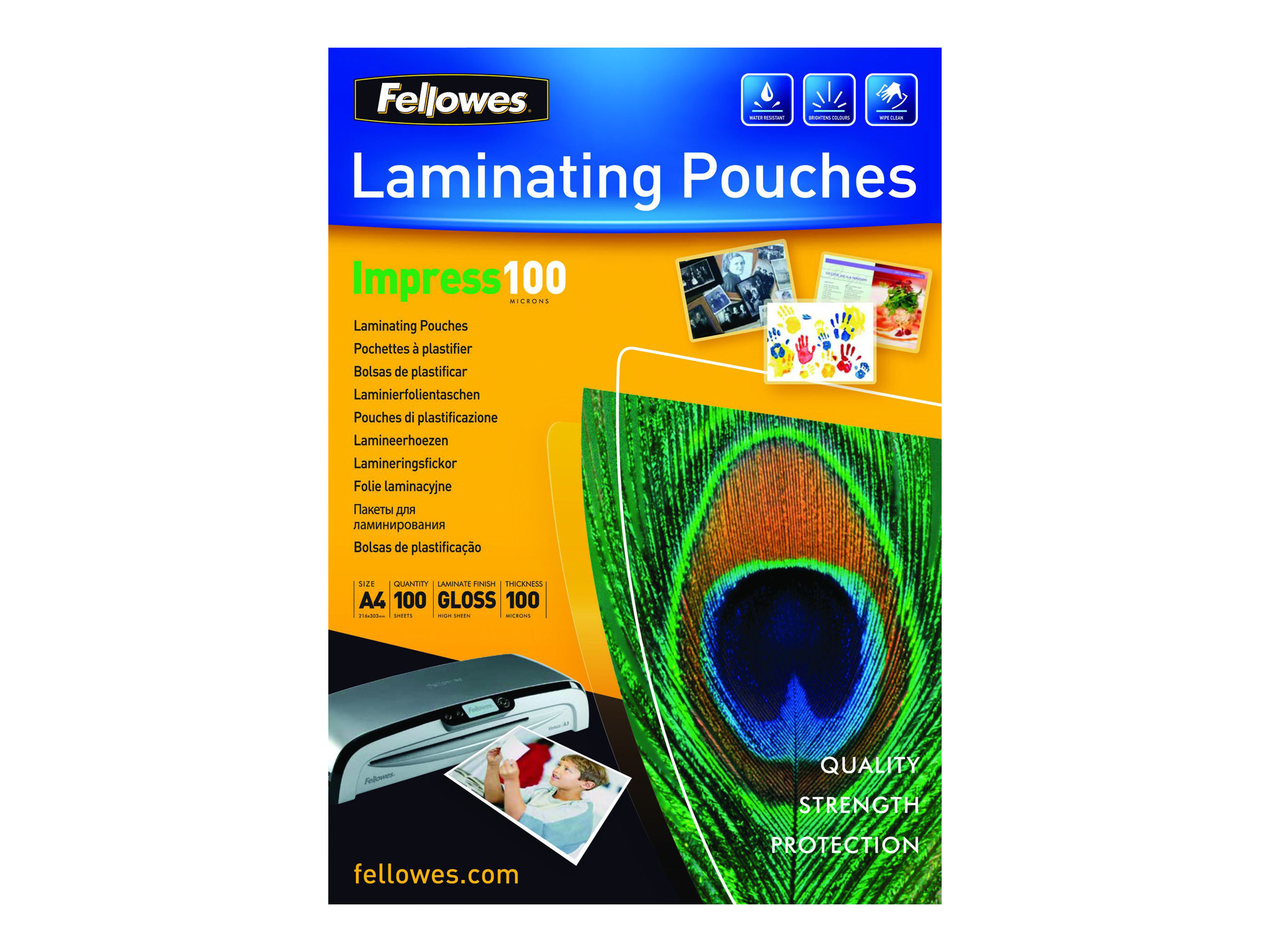 Fellowes Laminating Pouches - 100 Mikrometer