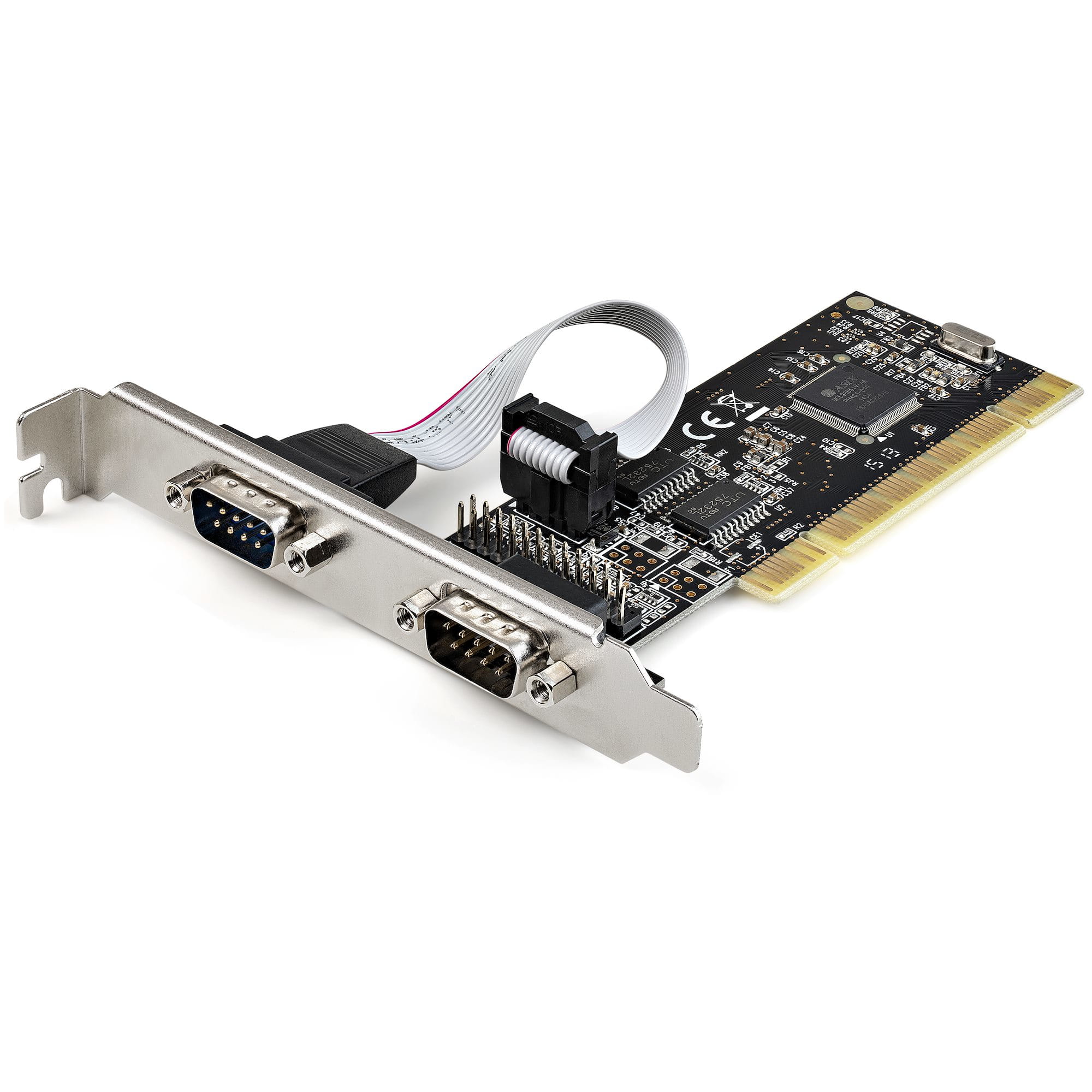 StarTech.com RS232 PCI Karte - PCI auf 2 Serielle Port-Karte - PCI 2-Port DB9 Serielle Controller-Karte RS232 - Schnittstellenkarte - PCI Expansion - Erweiterungskarte für Desktops (PCI2S1P2)