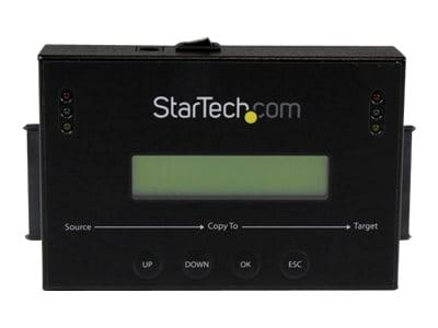 StarTech.com 2,5 / 3,5 SATA / SSD Festplatten Duplikator / Eraser - Festplatten Kopierstation mit 14 GB/s Duplizier-Geschwindigkeit - Festplattenduplikator - 2 Schächte (SATA-600)