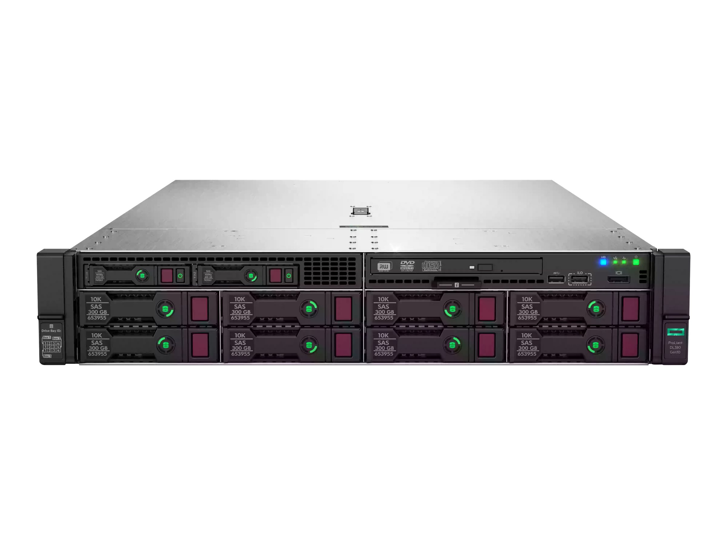 HPE ProLiant DL380 Gen10 Network Choice - Server - Rack-Montage - 2U - zweiweg - 1 x Xeon Gold 6248R / 3 GHz - RAM 32 GB - SATA/SAS - Hot-Swap 6.4 cm (2.5") HPE ProLiant DL380 Gen10 Network Choice - Server - Rack-Montage - 2U - zweiweg - 1 x Xeon Gold 6248R / 3 GHz - RAM 32 GB - SATA/SAS - Hot-Swap 6.4 cm (2.5")