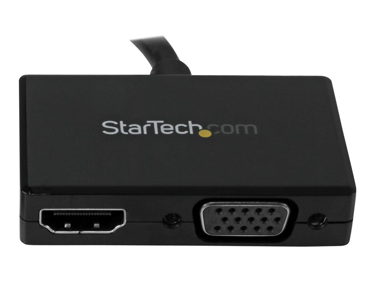 StarTech.com Reise A/V Adapter: 2-in-1 DisplayPort auf HDMI oder VGA Konverter