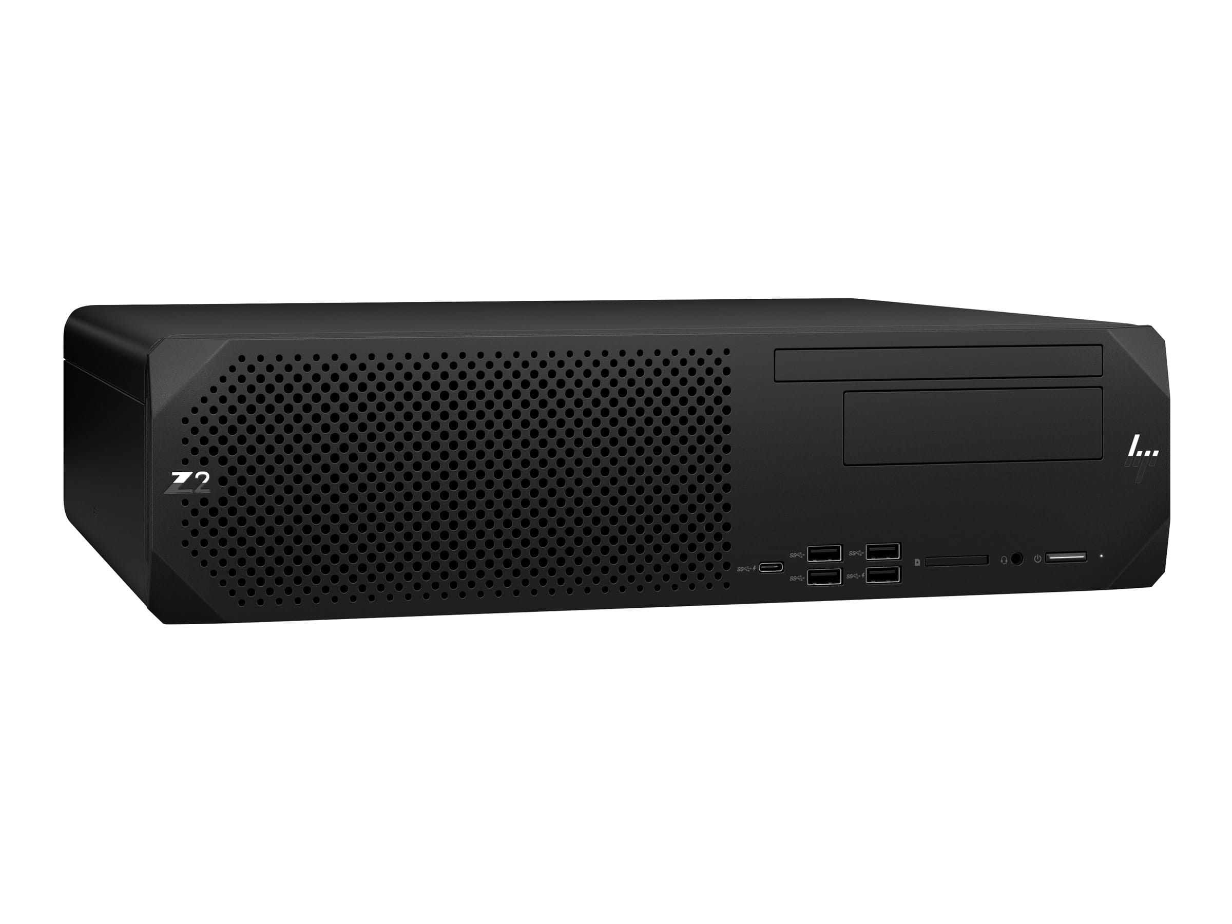 HP Workstation Z2 G9 - SFF - 1 x Core i7 i7-14700 / 2.1 GHz - RAM 32 GB - SSD 1 TB - HP Z Turbo Drive, NVMe, TLC - UHD Graphics 770 - 1GbE - Win 11 Pro - Monitor: keiner - Tastatur: Deutsch - Schwarz - mit HP Wolf Pro Security Edition (1 Jahr)