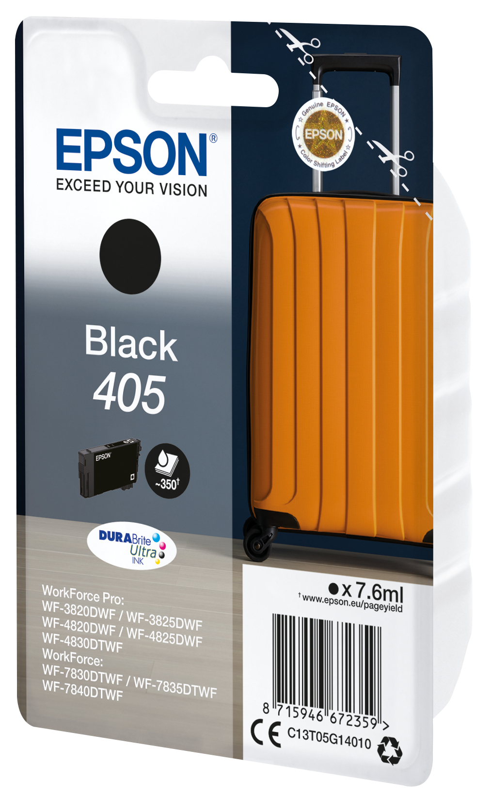 Epson 405 - 7.6 ml - Schwarz - original - Tintenpatrone