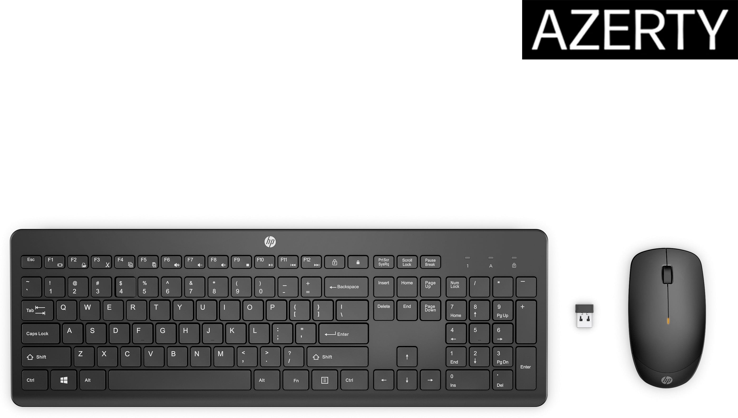 HP 230 - Tastatur-und-Maus-Set - kabellos - 2.4 GHz