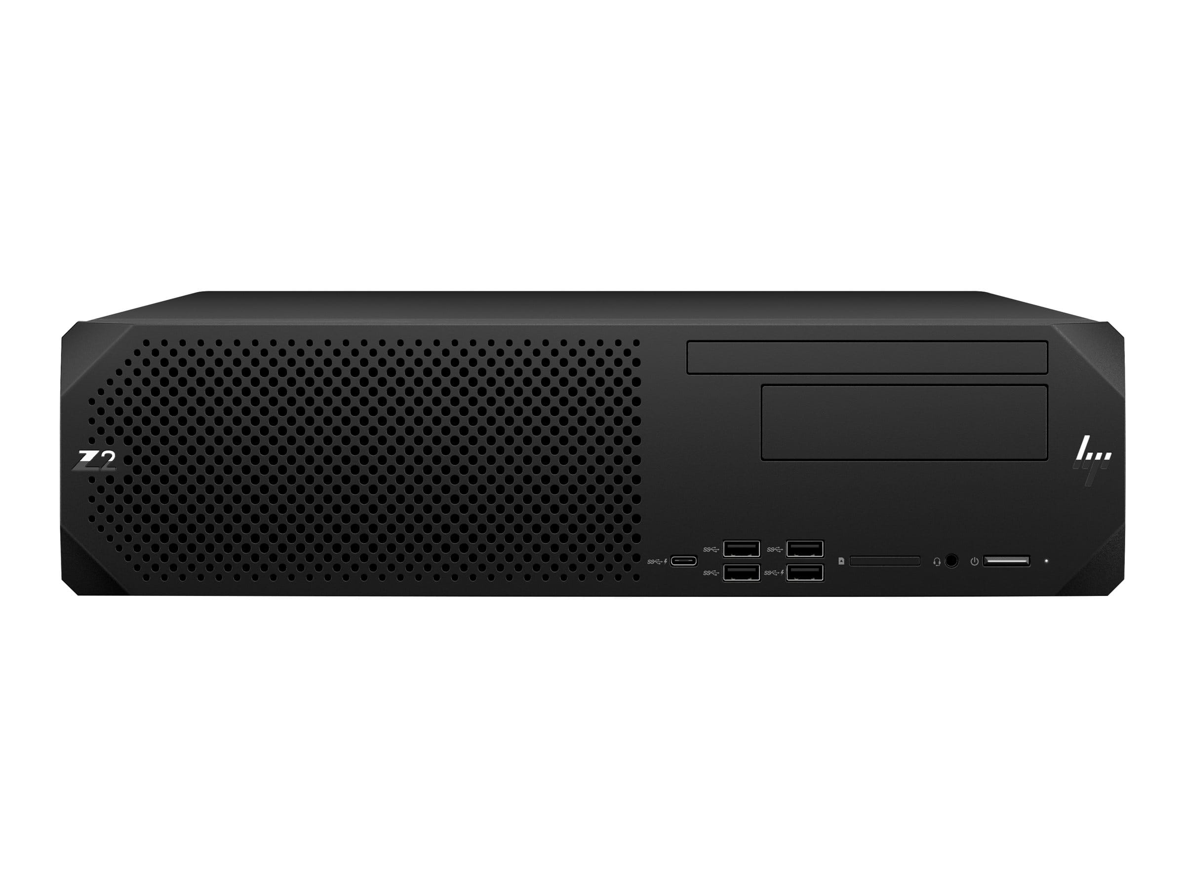 HP Workstation Z2 G9 - SFF - 1 x Core i7 i7-14700 / 2.1 GHz - RAM 32 GB - SSD 1 TB - HP Z Turbo Drive, NVMe, TLC - UHD Graphics 770 - 1GbE - Win 11 Pro - Monitor: keiner - Tastatur: Deutsch - Schwarz - mit HP Wolf Pro Security Edition (1 Jahr)
