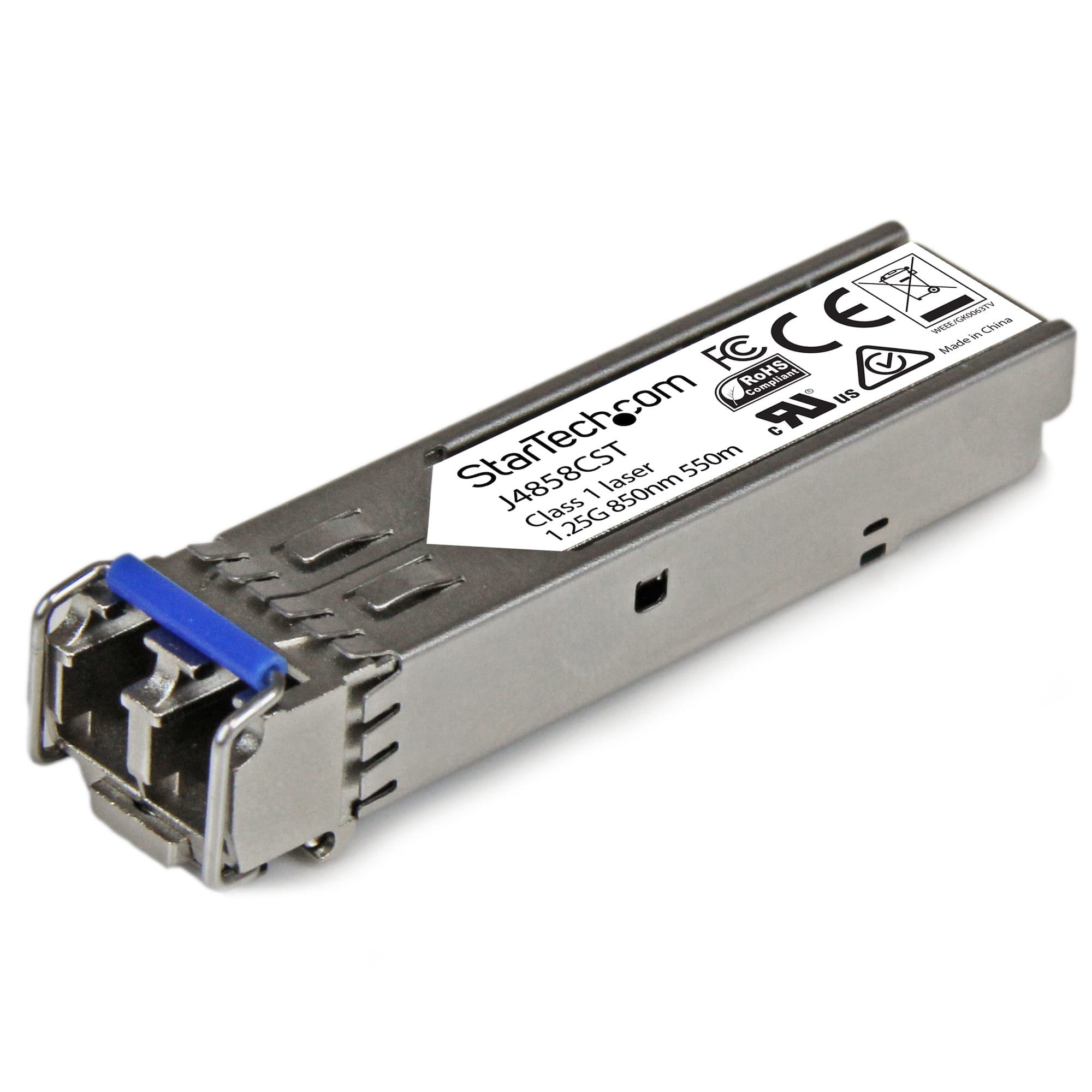 StarTech.com Gigabit LWL SFP Transceiver Modul - HP J4858C kompatibel - MM LC mit DDM - 550m - 1000Base-SX - SFP (Mini-GBIC)-