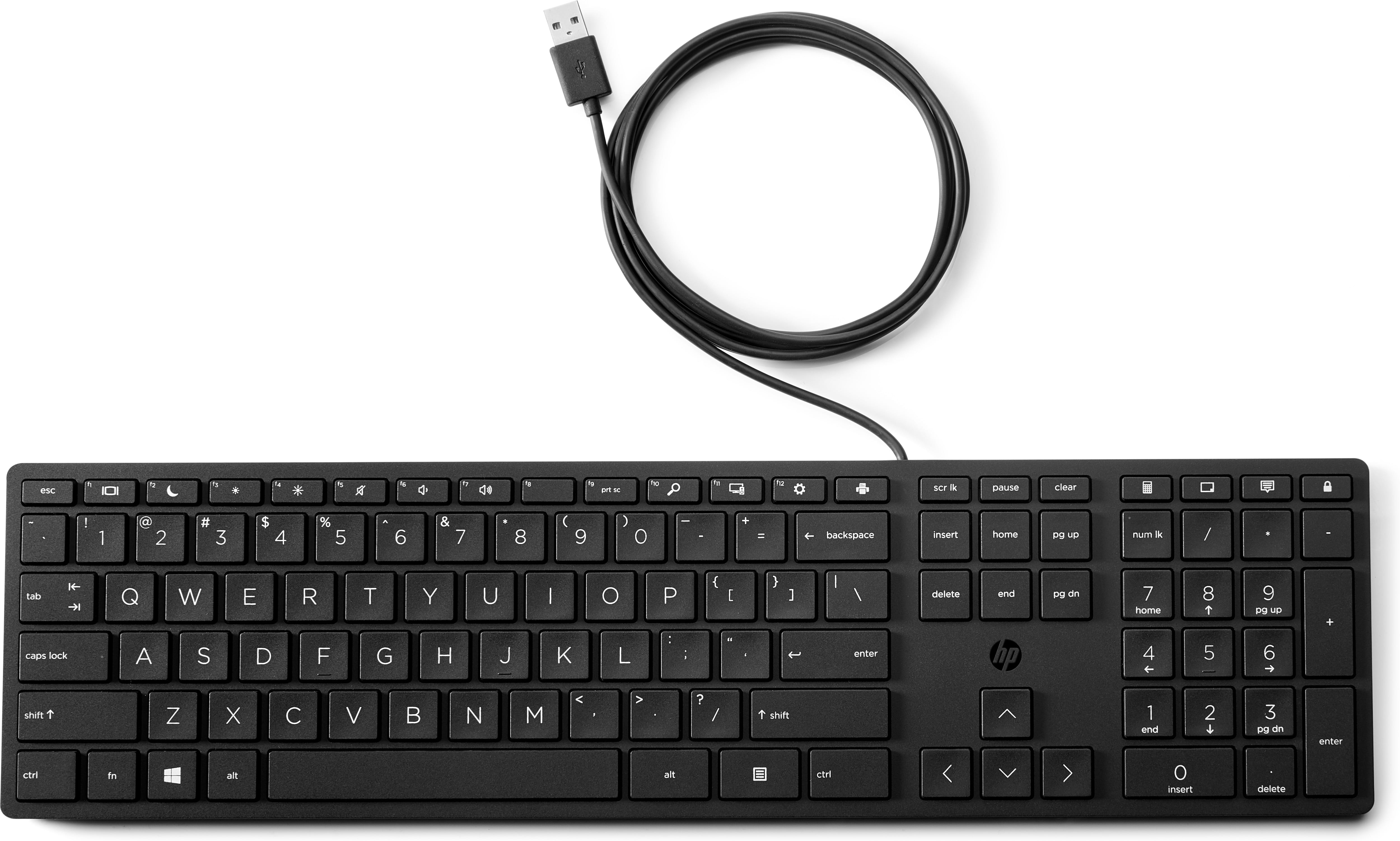 HP Desktop 320K - Tastatur - USB - QWERTY - Englisch (Packung mit 12)
