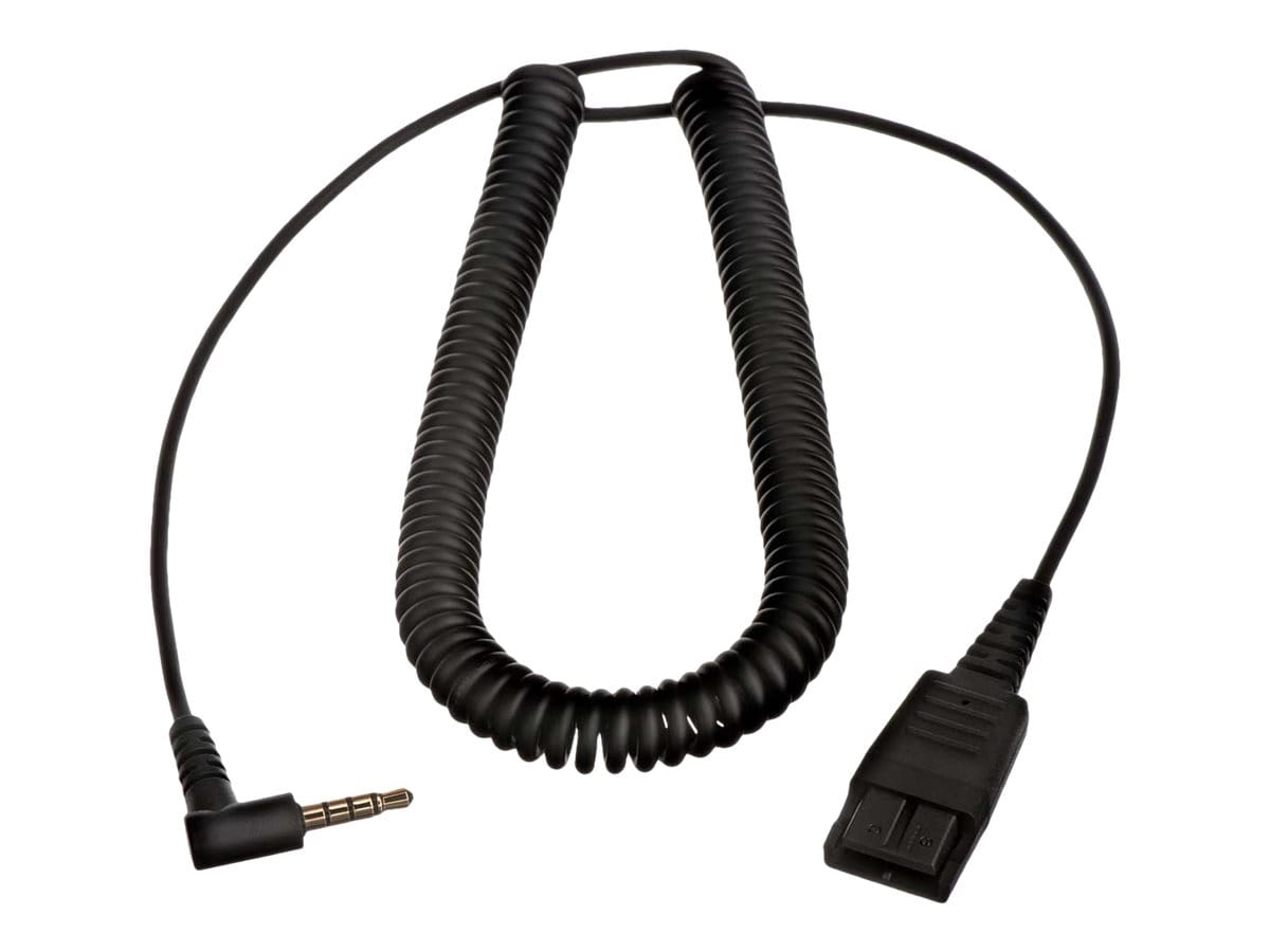 Jabra PC CORD - Headset-Kabel - Mini-Stecker männlich zu Quick Disconnect