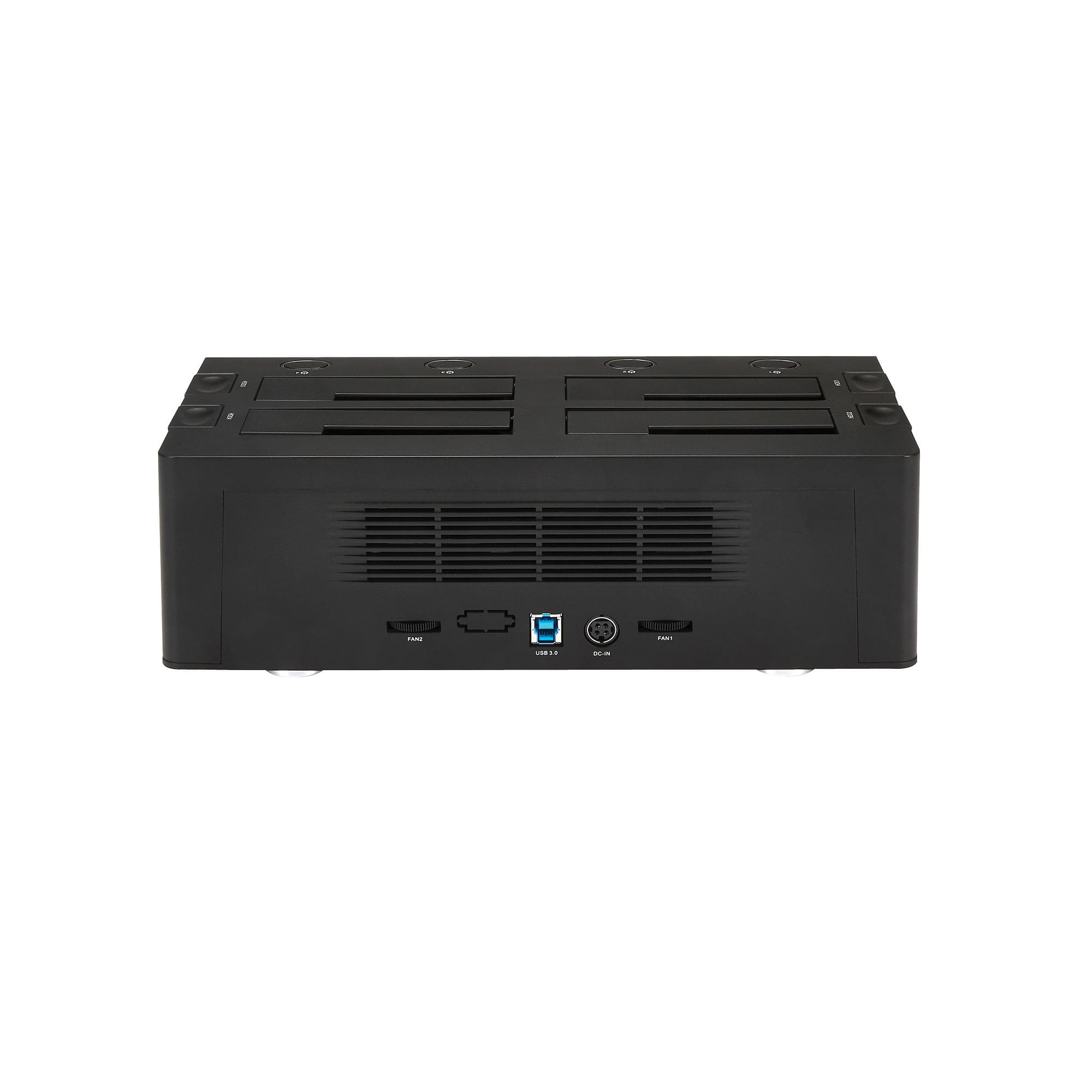 StarTech.com 4-Bay USB 3.0 to SATA Hard Drive Docking Station, USB Hard Drive Dock, External 2.53.5 SATA III (6Gbps)