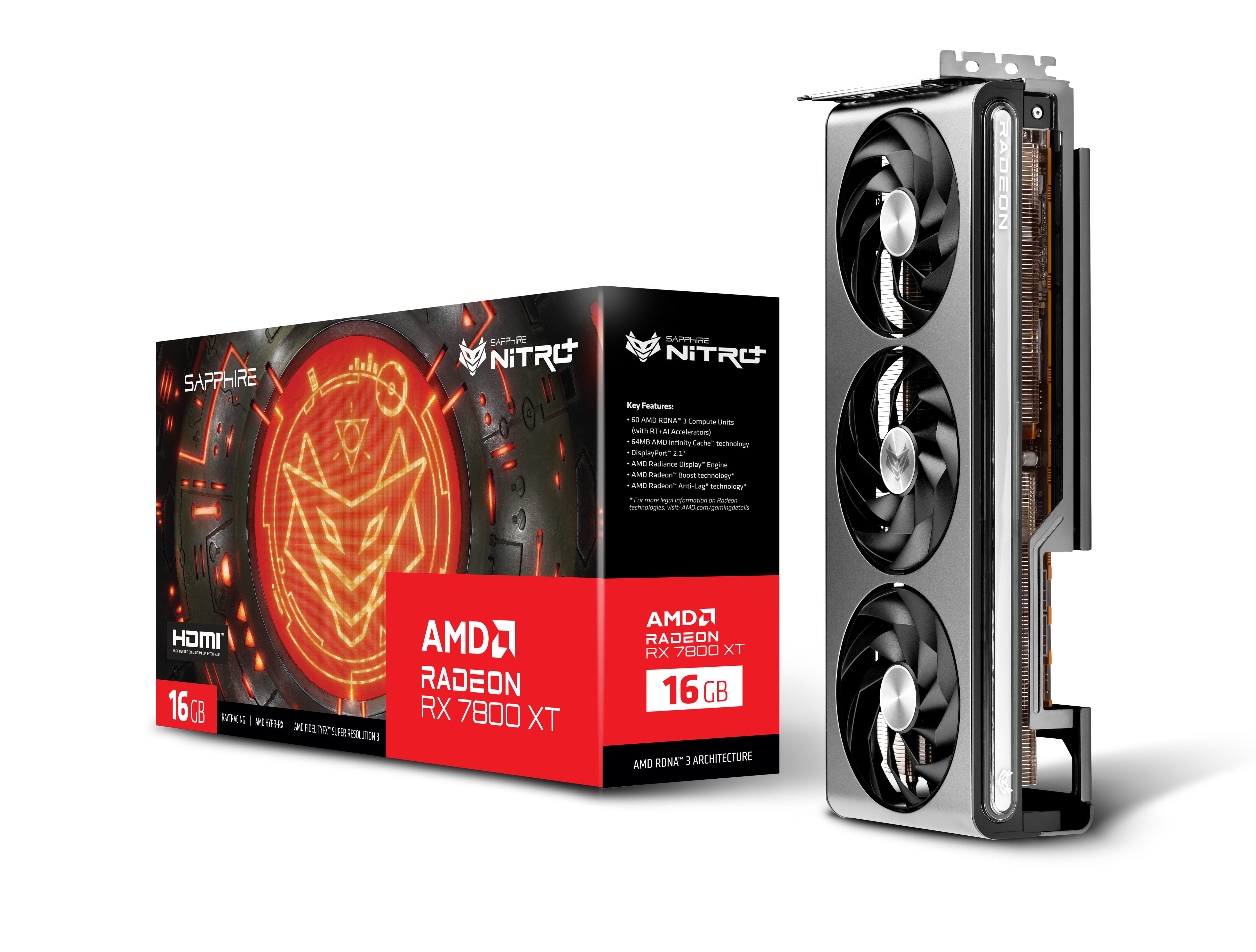 Sapphire NITRO+ Radeon RX 7800 XT - Grafikkarten