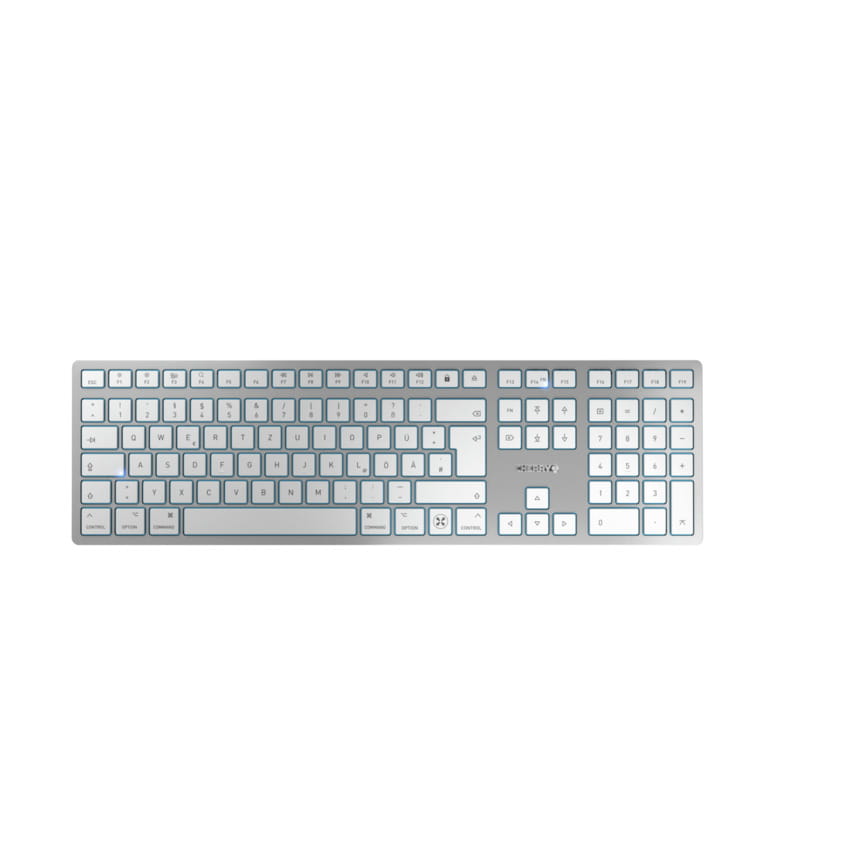 Cherry KW 9100 SLIM - Tastatur - kabellos - 2.4 GHz, Bluetooth 4.0