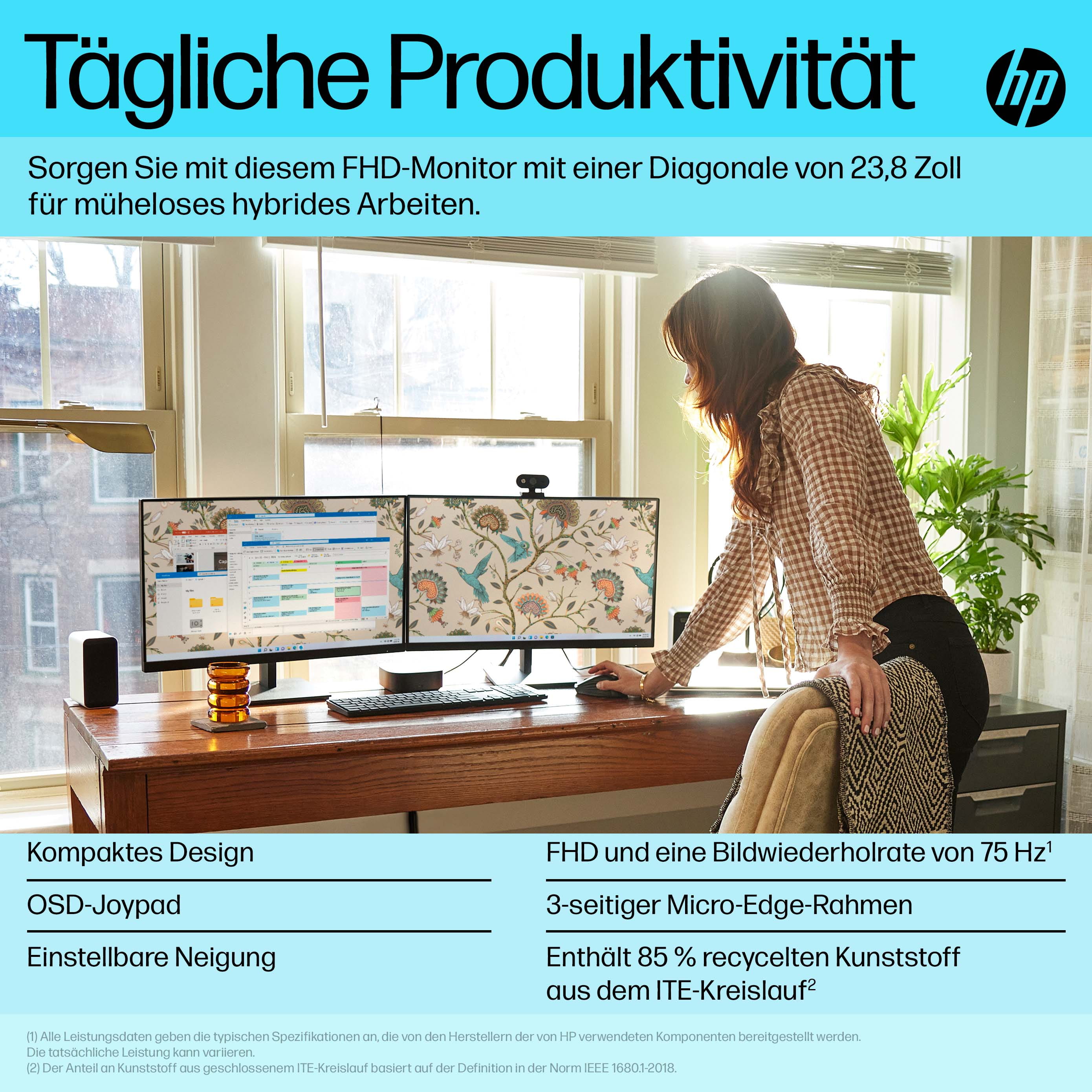 HP P24v G5 - P-Series - LED-Monitor - 60.5 cm (23.8")