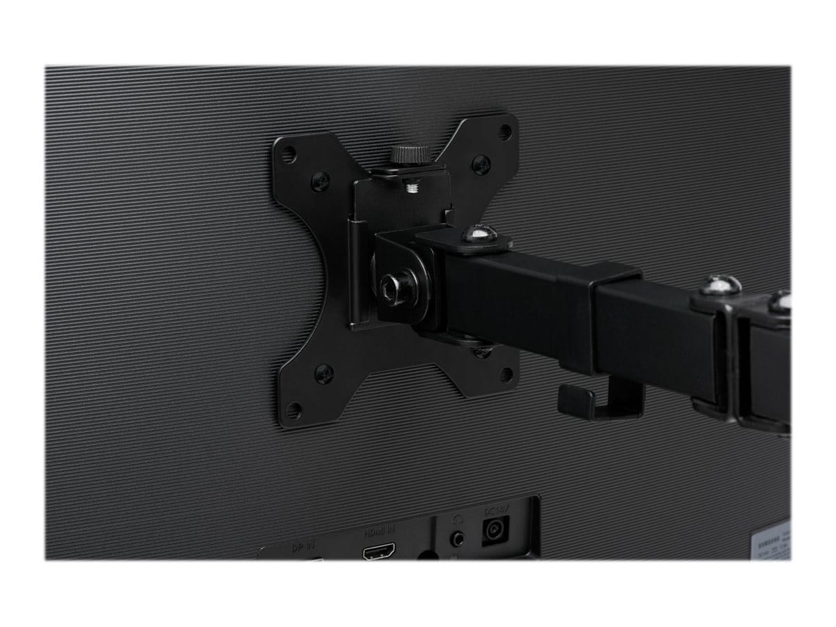 Kensington SmartFit Ergo Dual Extended Monitor Arm - Befestigungskit - einstellbarer Arm - für 2 Monitore - Metall - Schwarz - Bildschirmgröße: bis zu 81,3 cm (bis zu 32 Zoll)