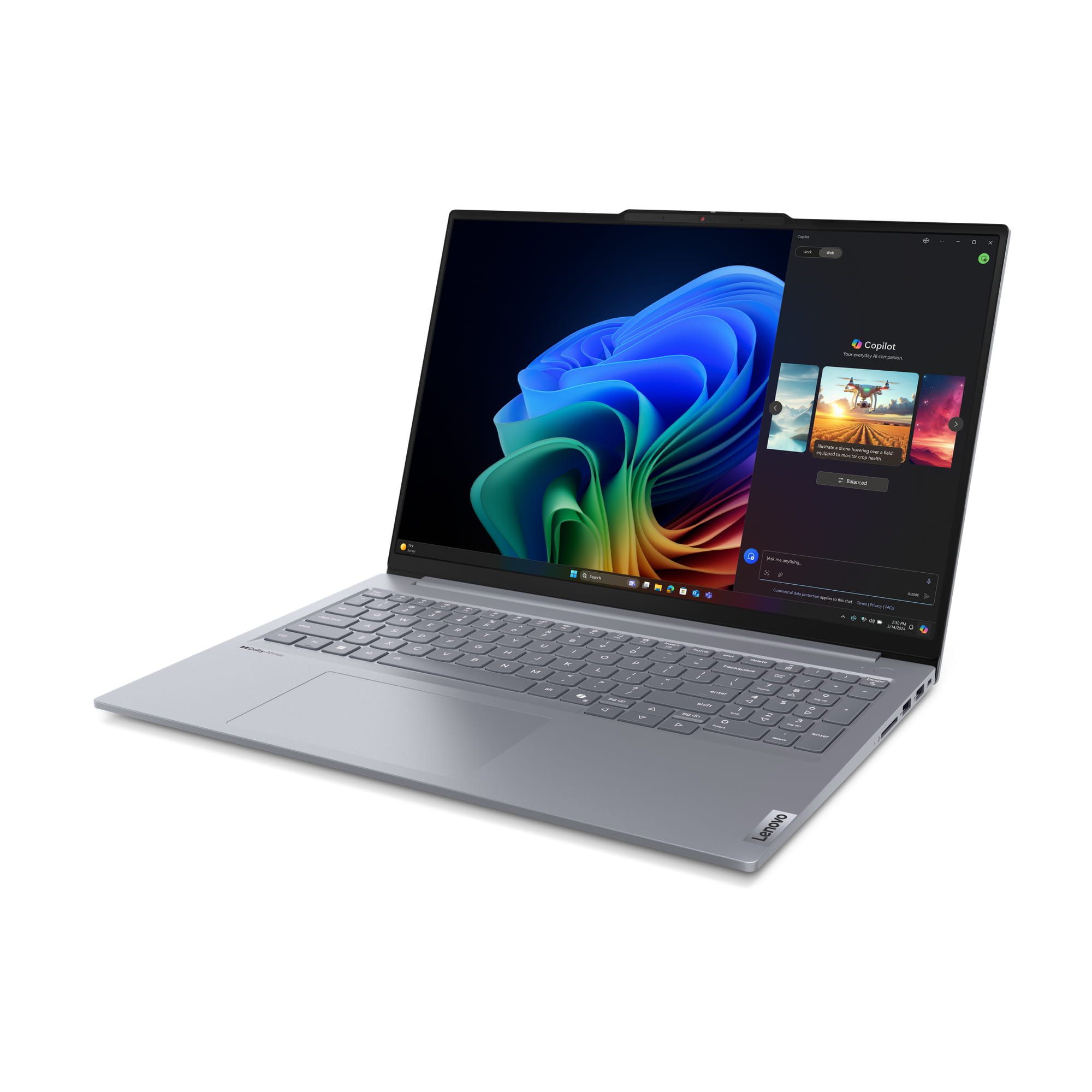 Lenovo ThinkBook 16 G7 QOY 21NH - Snapdragon X Plus X1P-42-100 / 3.2 GHz - Win 11 Pro (auf ARM)