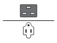 HPE Stromkabel - IEC 60320 C19 bis NEMA 5-15 (S)