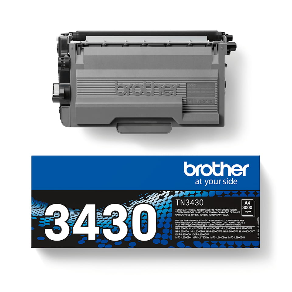 Brother TN3430 - Schwarz - original - Tonerpatrone