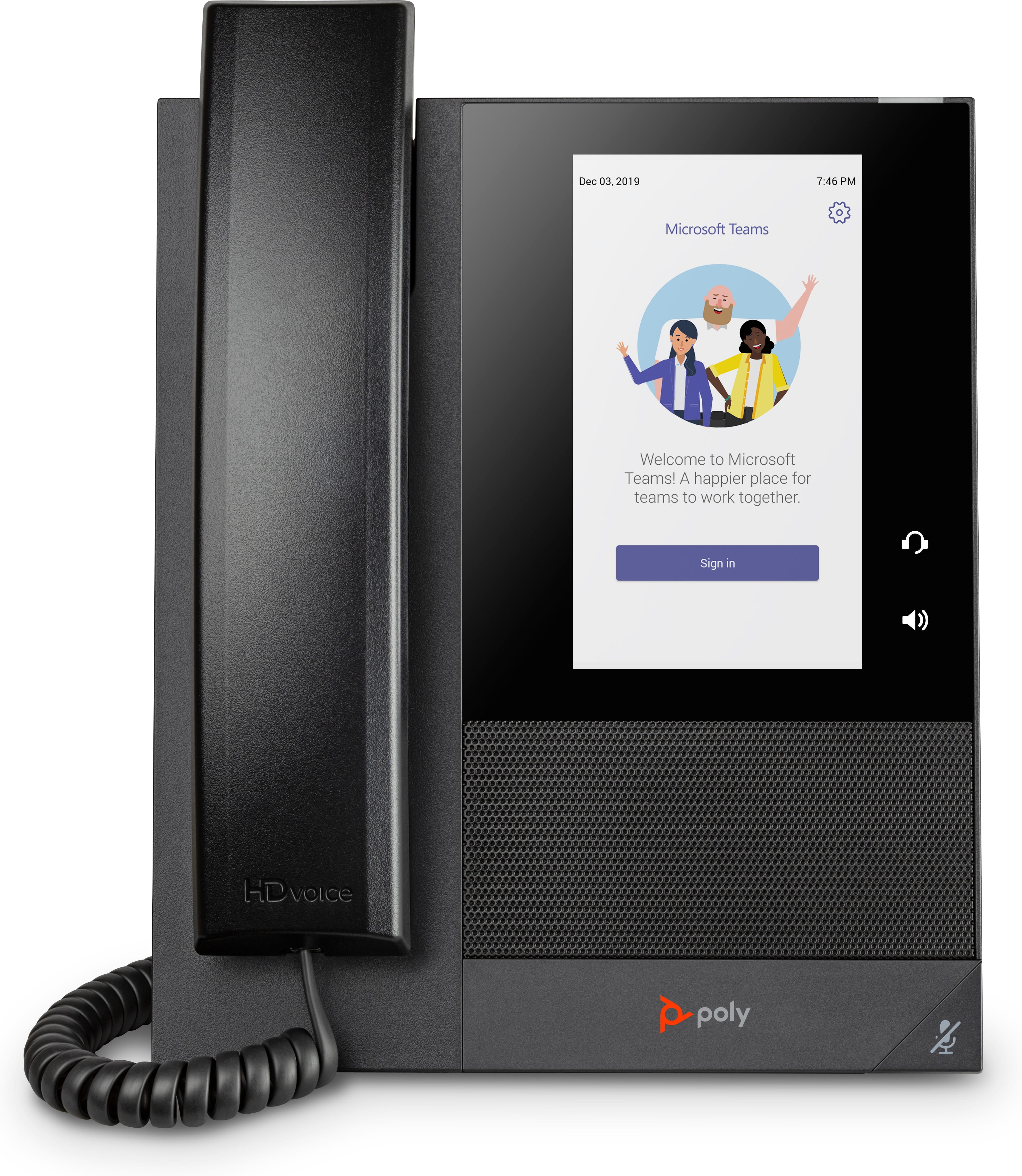 HP Poly CCX 400 - Für Microsoft Teams - VoIP-Telefon mit Rufnummernanzeige/Anklopffunktion