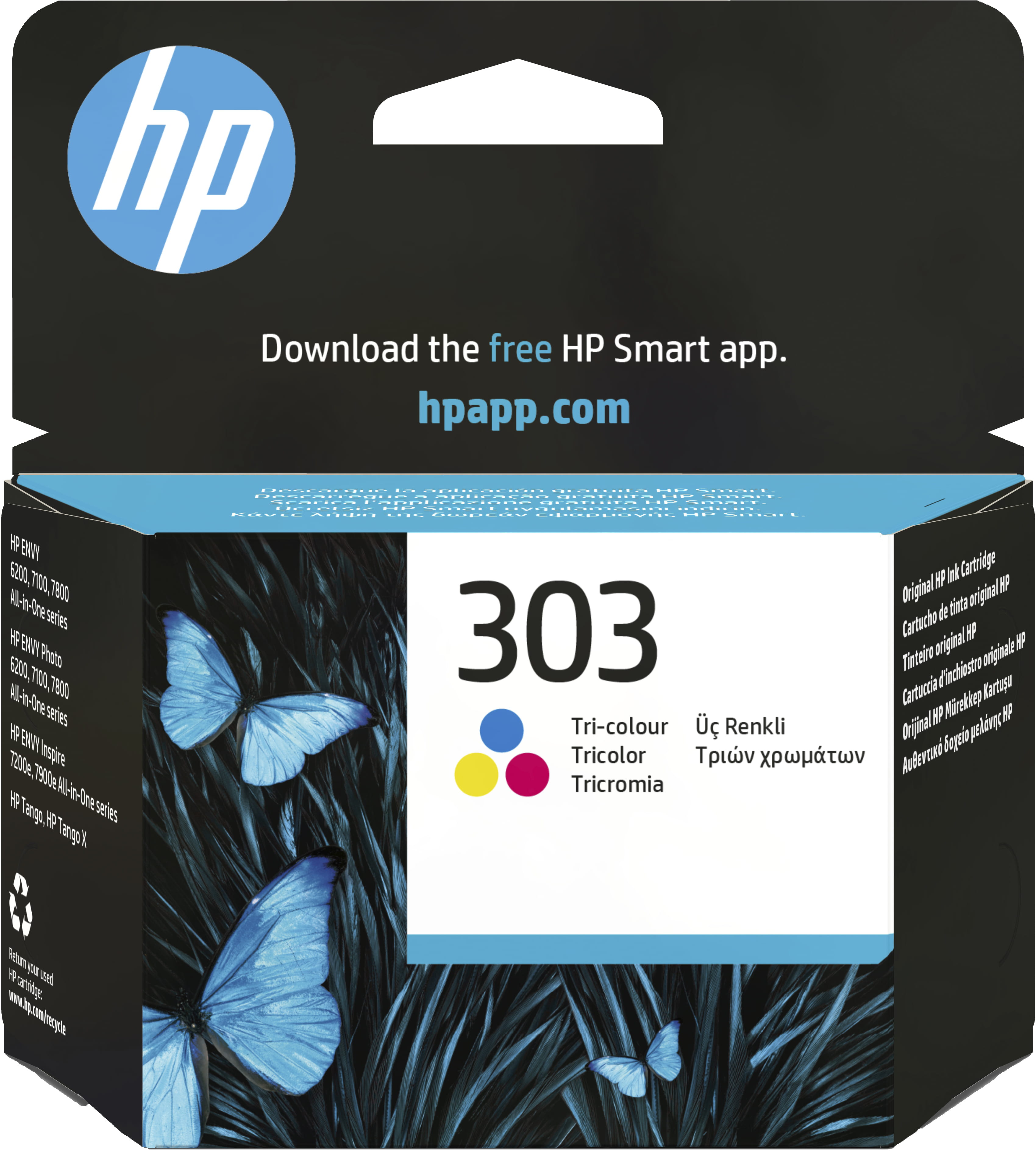 HP 303 - 4 ml - Farbe (Cyan, Magenta, Gelb) - Original