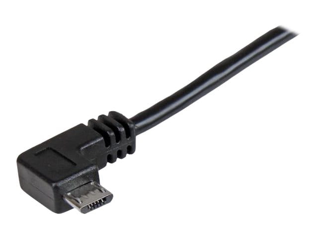 StarTech.com Micro USB Lade/Sync-Kabel - St/St - Micro USB rechtsgewinkelt - 1m - USB auf Micro USB Ladekabel - USB-Kabel - Micro-USB Typ B (M)