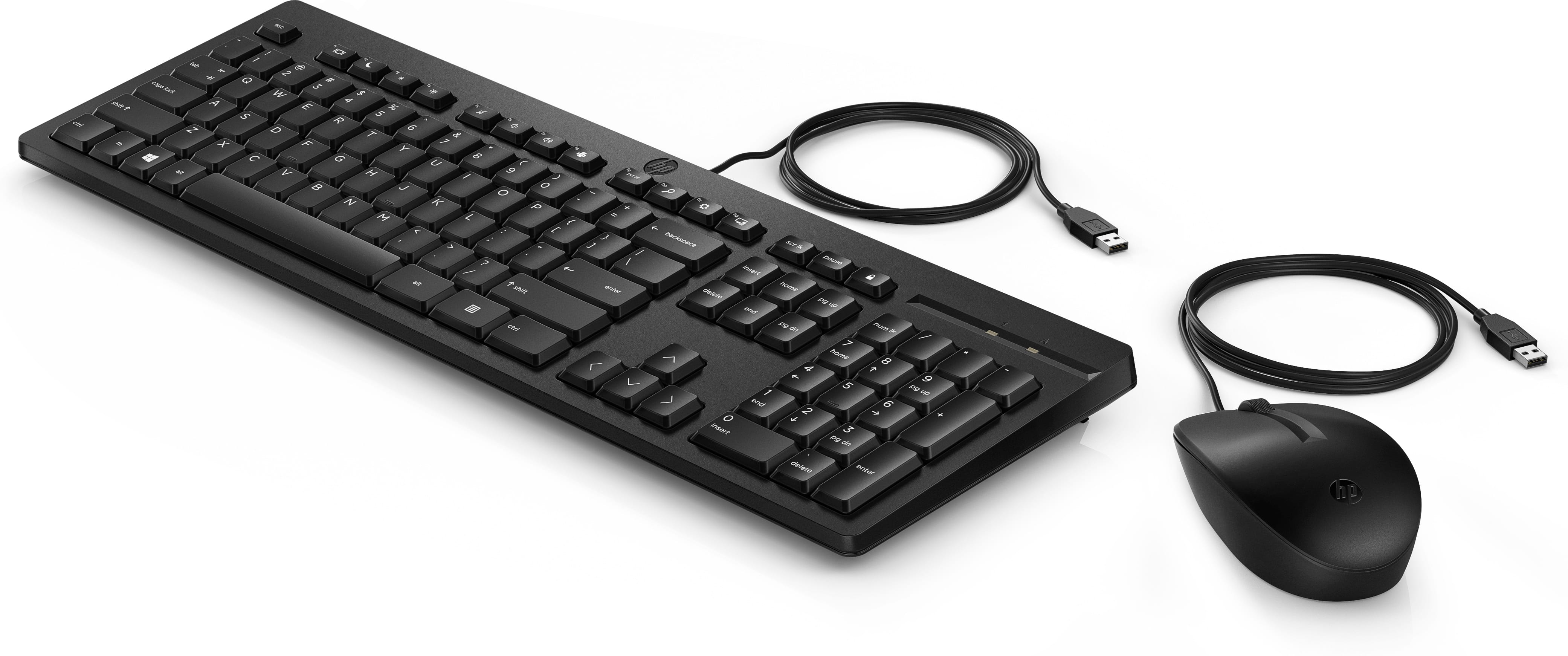 HP 225 - Tastatur-und-Maus-Set - USB - Schwarz