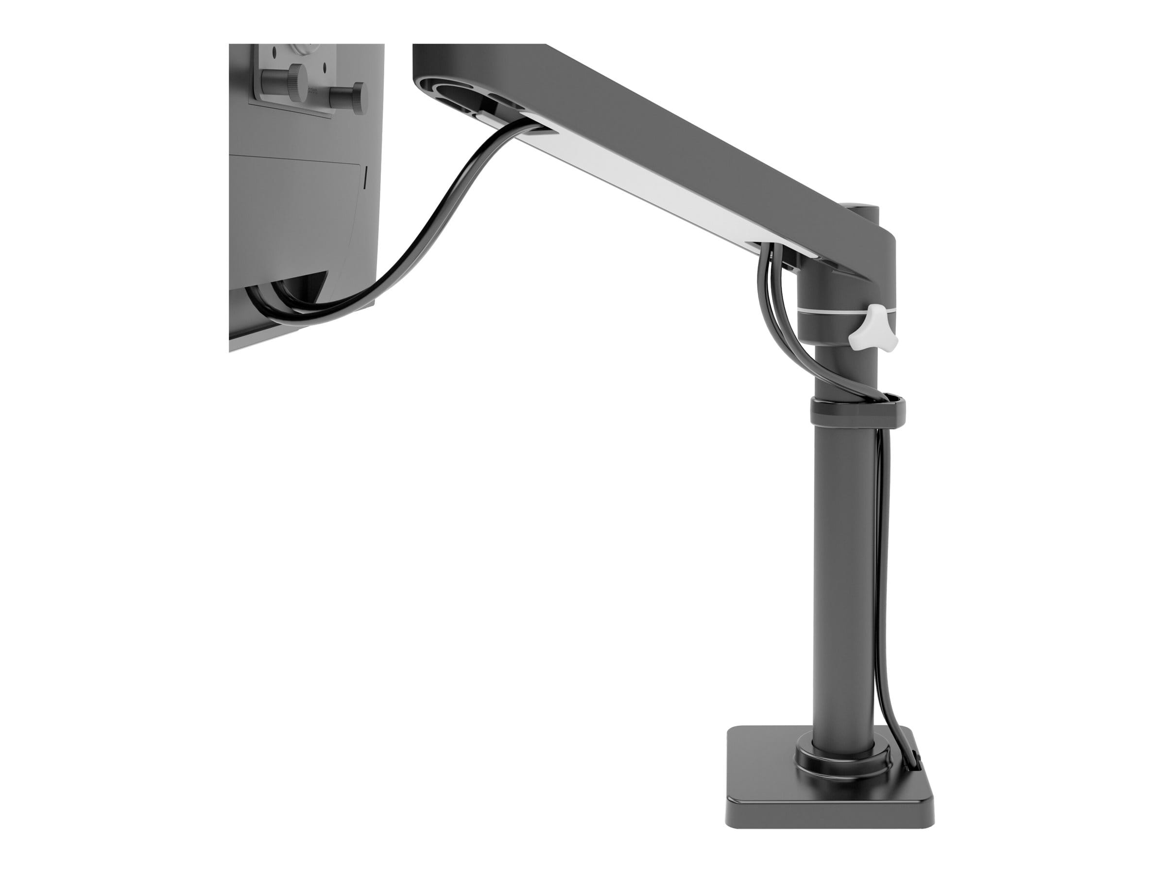 Ergotron NX - Befestigungskit (Gelenkarm, Arm-Einheit, Befestigungsmaterialien, Basis, Stange, Pivot) - für Monitor - mattschwarz - Bildschirmgröße: bis zu 86,4 cm (bis zu 34 Zoll)