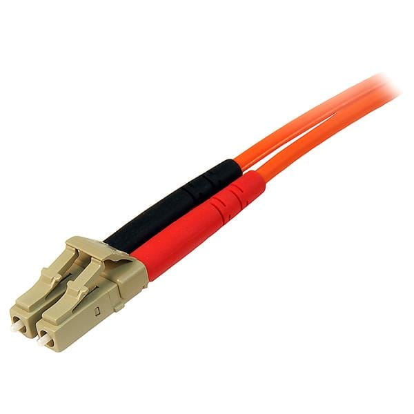 StarTech.com 2m Fiber Optic Cable - Multimode Duplex 50/125 - LSZH - LC/LC - OM2 - LC to LC Fiber Patch Cable (50FIBLCLC2)