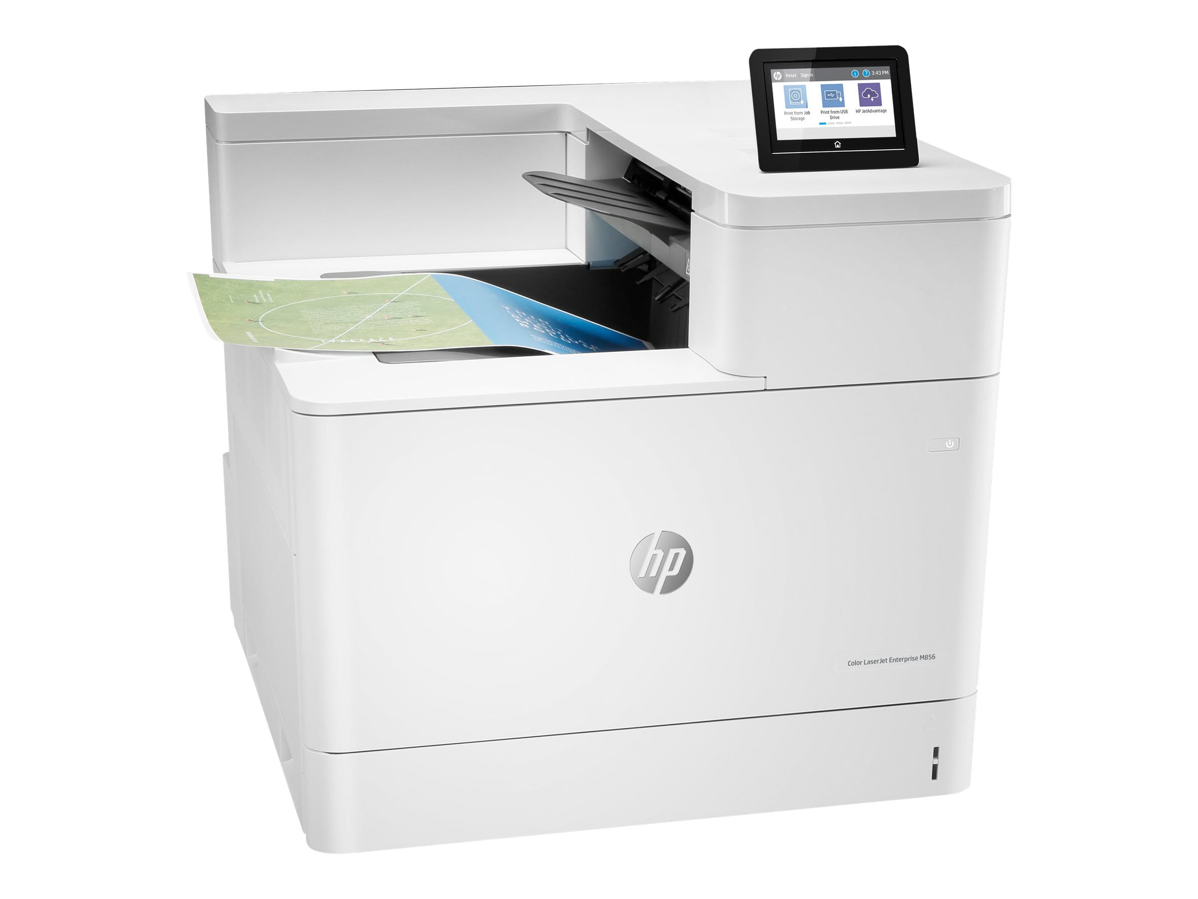 HP Color LaserJet Enterprise M856dn - Drucker - Farbe - Duplex - Laser - A3/Ledger - 1200 x 1200 dpi - bis zu 56 Seiten/Min. (einfarbig)/