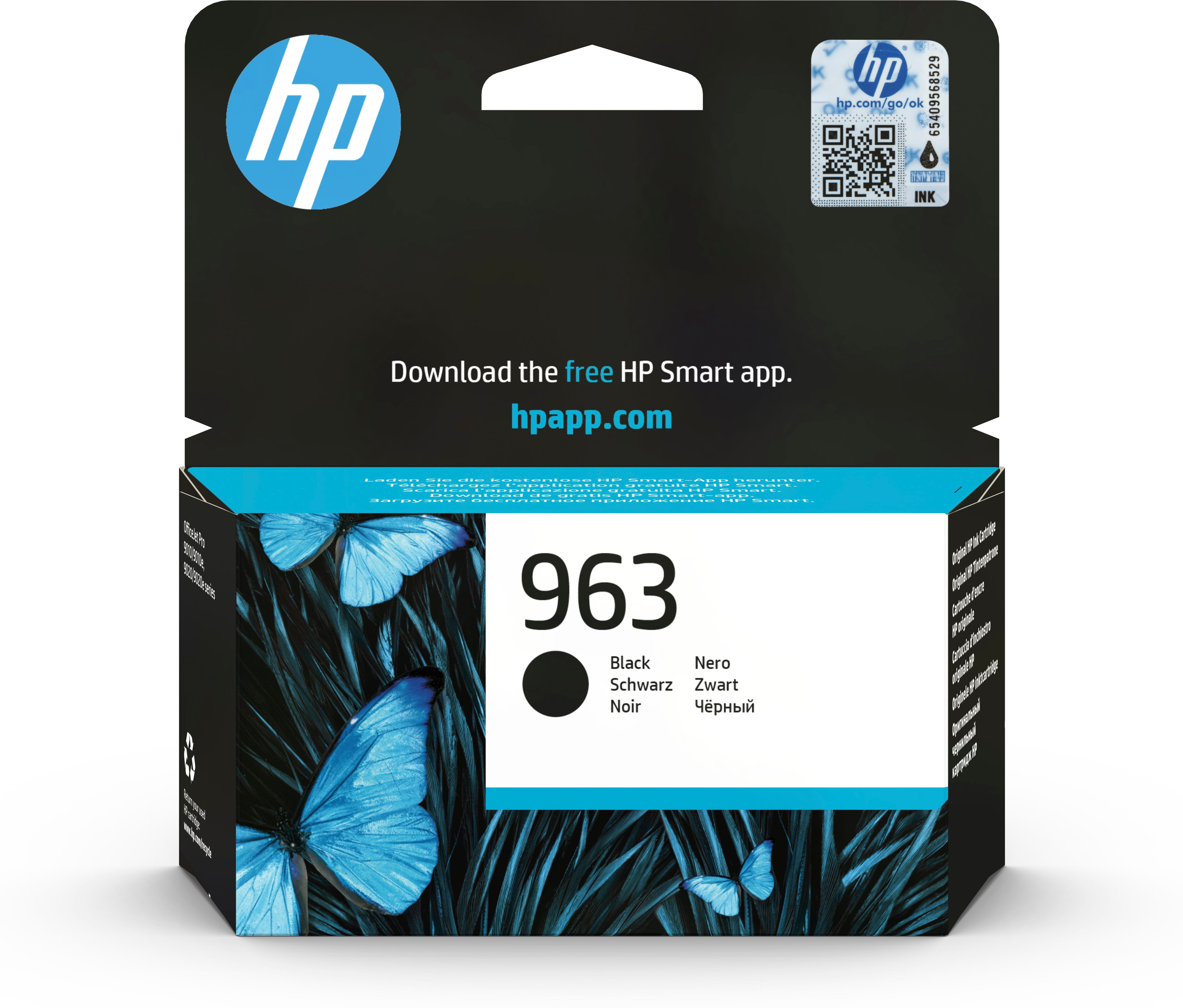 HP 963 - 24.09 ml - Schwarz - original - Officejet