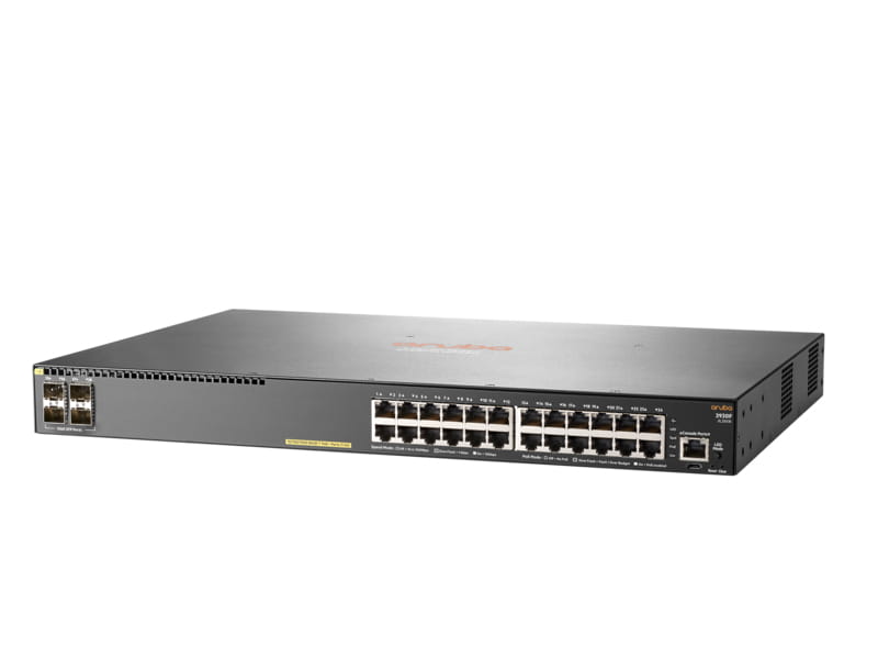 HPE Aruba 2930F 24G PoE+ 4SFP - Switch - L3 - managed - 24 x 10/100/1000 (PoE+)