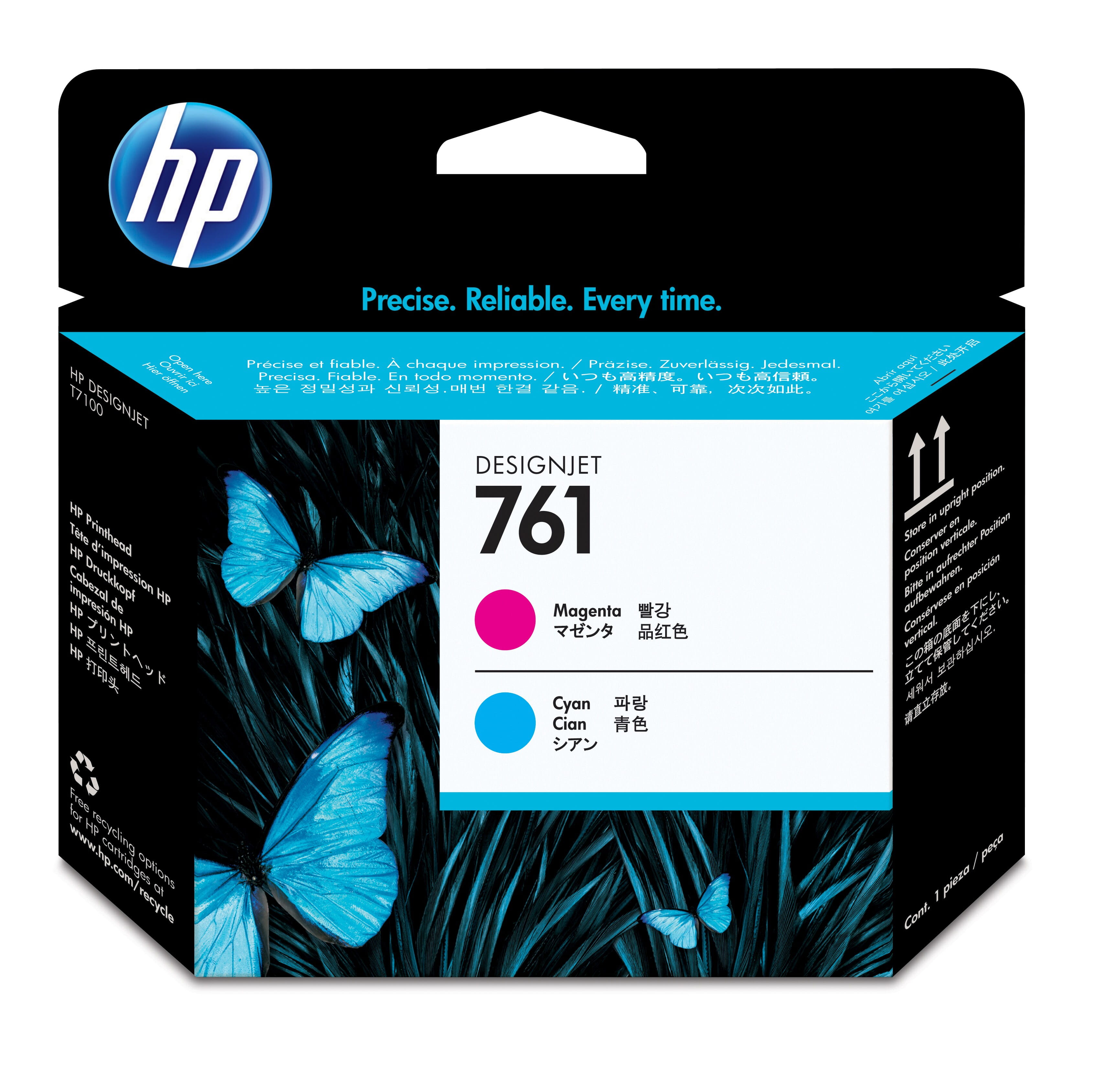 HP 761 - Cyan, Magenta - Druckkopf - für DesignJet T7100