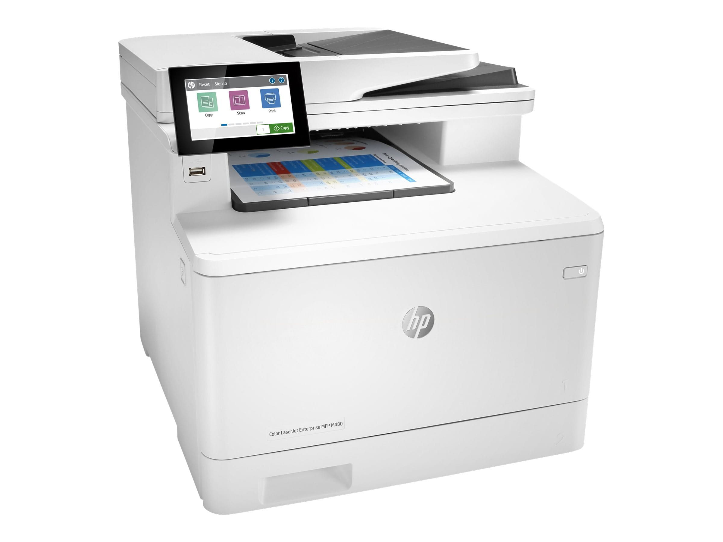 HP Color LaserJet Enterprise MFP M480f - Multifunktionsdrucker - Farbe - Laser - Legal (216 x 356 mm)