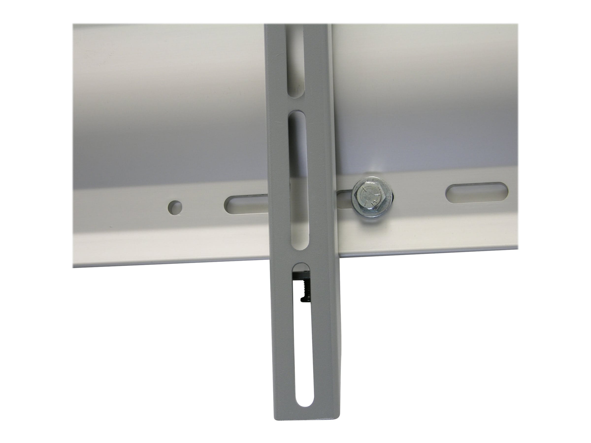 Ergotron WM - Befestigungskit (Wandmontage) - für Flachbildschirm - flaches Profil XL - Aluminium, Stahl - Silber - Bildschirmgröße: von 106,7 cm (ab 42")