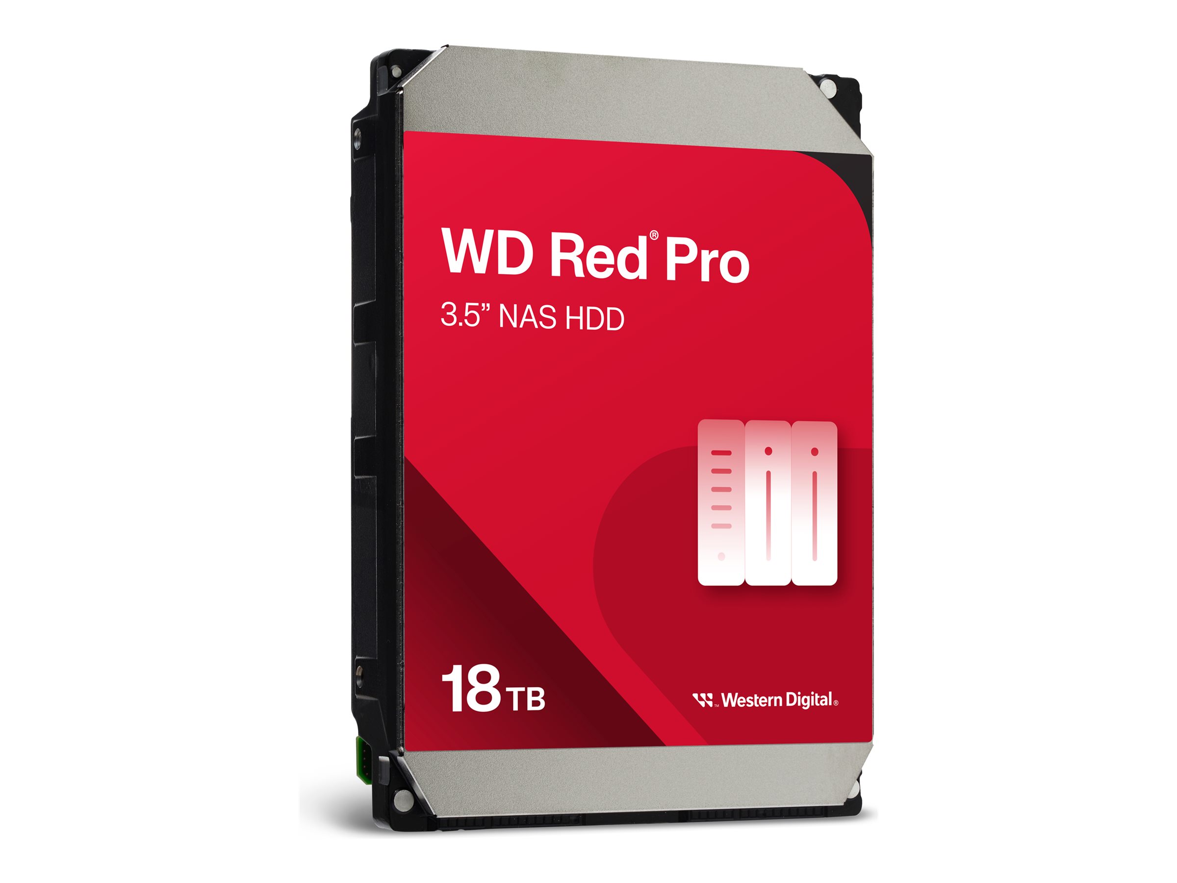 WD Red Pro WD181KFGX - Festplatte - 18 TB - intern - 3.5" (8.9 cm)