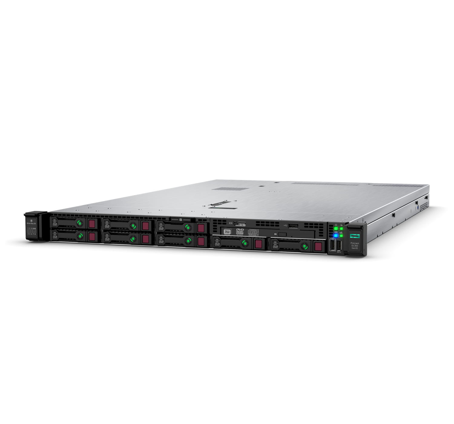 HPE ProLiant DL360 Gen10 - Server - Rack-Montage - 1U - zweiweg - 1 x Xeon Silver 4208 / 2.1 GHz - RAM 32 GB - SATA/SAS - Hot-Swap 6.4 cm (2.5")