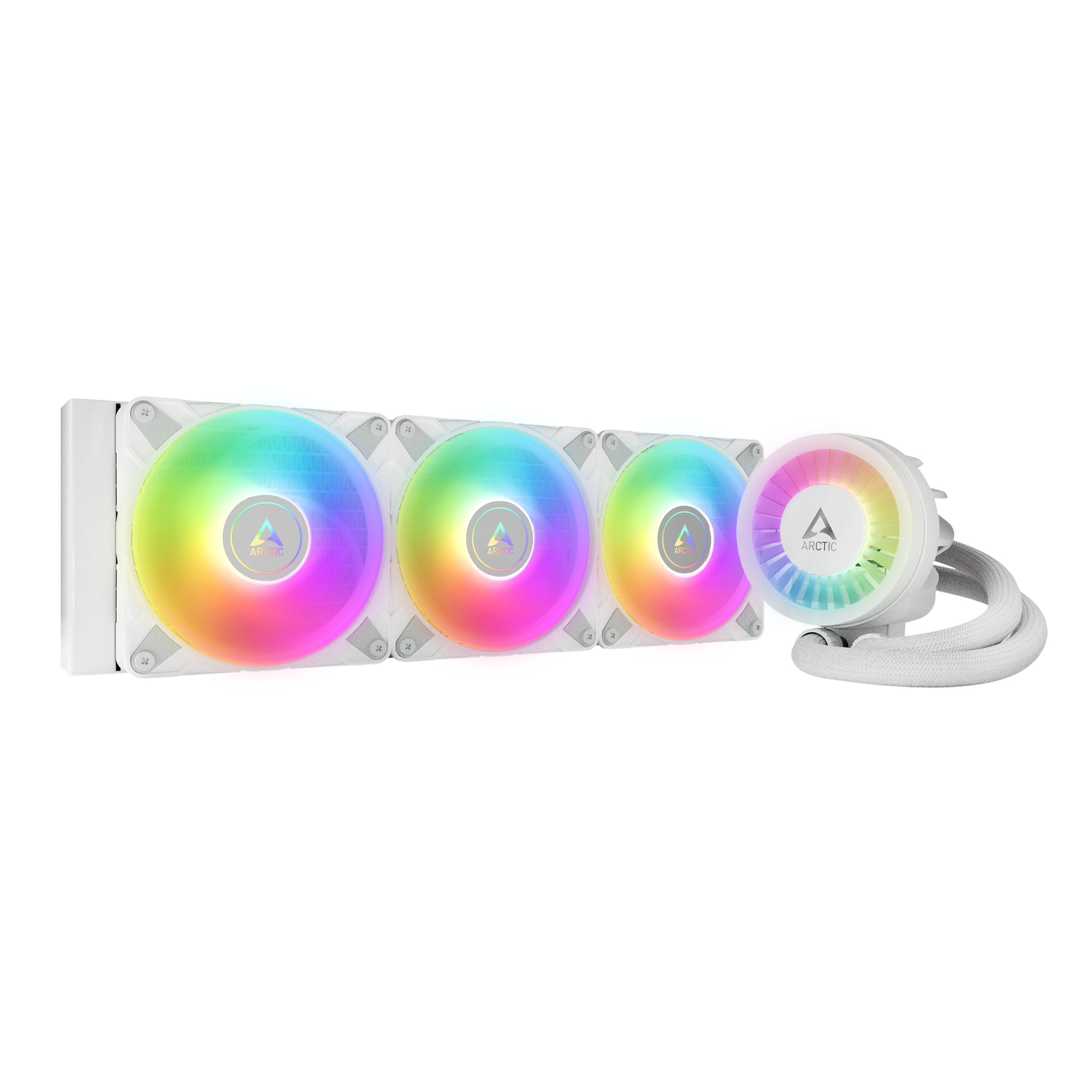 Arctic Liquid Freezer III 360 A-RGB - Prozessor-Flüssigkeitskühlsystem - Kühlergröße: 360 mm - (für: AM4, LGA1700, AM5, LGA1851)