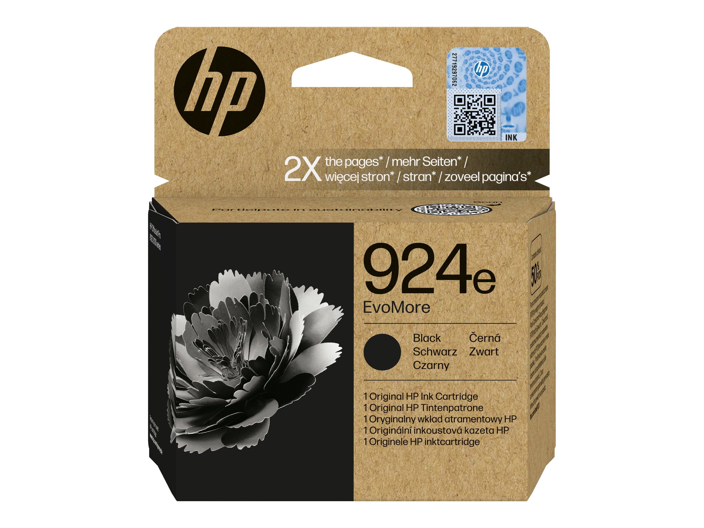 HP 924e EvoMore - Schwarz - original - Tintenpatrone