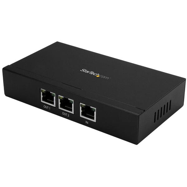 StarTech.com 2 Port Gigabit PoE+ Extender - 802.3at und 802.3af