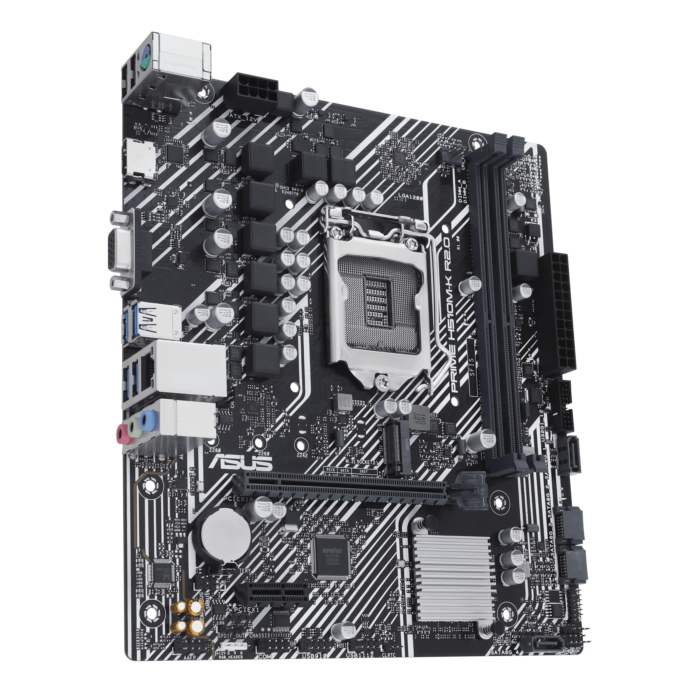 ASUS H510M-K R2.0 - Motherboard - micro ATX - LGA1200-Sockel - H470 Chipsatz - USB 3.2 Gen 1 - Gigabit LAN - Onboard-Grafik (CPU erforderlich)