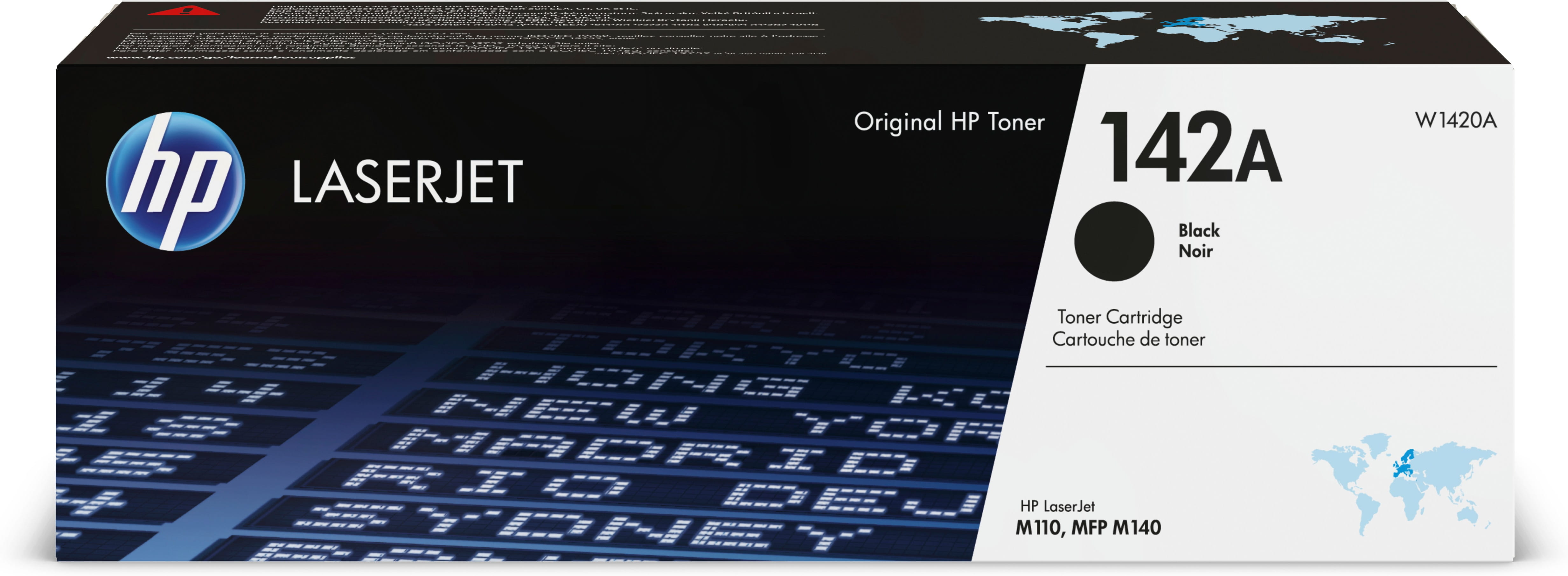 HP 142A - Schwarz - original - LaserJet - Tonerpatrone (W1420A)