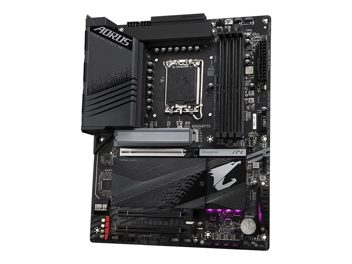 Gigabyte AORUS Z790 ELITE AX - 1.0 - Motherboard - ATX - LGA1700-Sockel - Z790 Chipsatz - USB-C 3.2 Gen 2x2, USB-C 3.2 Gen2, USB 3.2 Gen 1, USB 3.2 Gen 2 - 2.5 Gigabit LAN, Wi-Fi 6E, Bluetooth - Onboard-Grafik (CPU erforderlich)