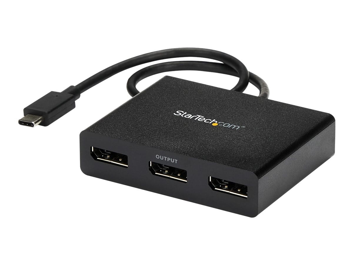 StarTech.com USB-C DisplayPort Adapter - 3 Port