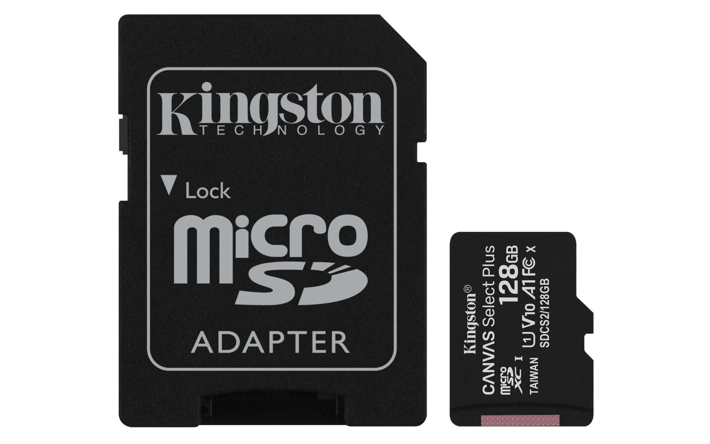 Kingston Canvas Select Plus - Flash-Speicherkarte (microSDXC-an-SD-Adapter inbegriffen)