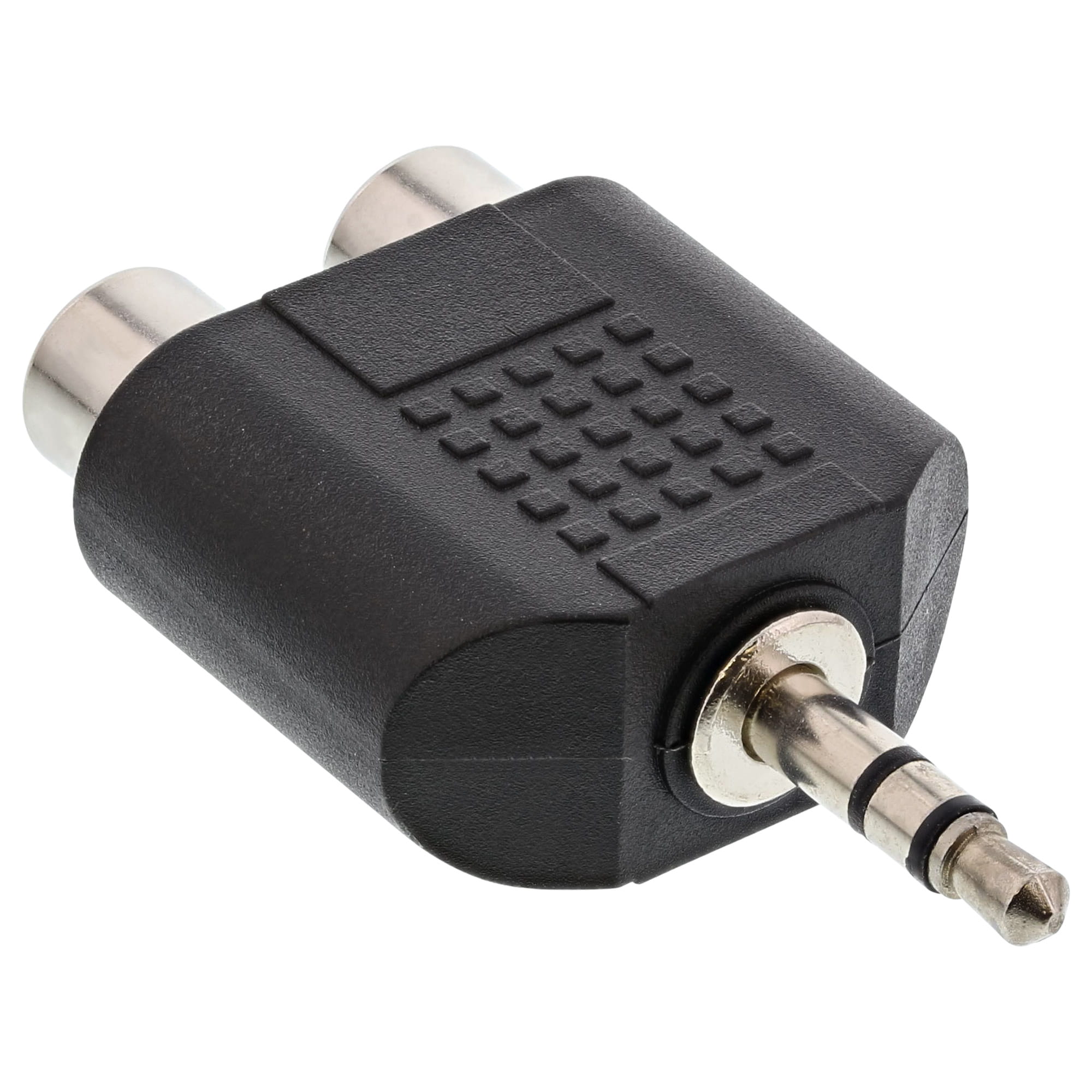 InLine Audio Adapter - 3,5mm Klinke Stecker an 2x Cinch Buchse - Stereo