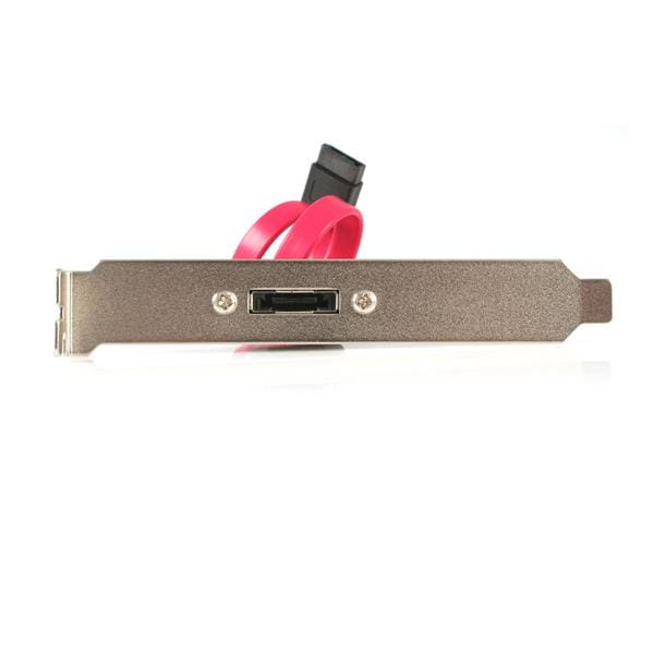 StarTech.com 1 Port SATA auf eSATA Slotblech - internes Serial ATA zu externes Panel - 30cm - SATA-Blende, intern/extern - Serial ATA 150/300/600 - SATA (W)