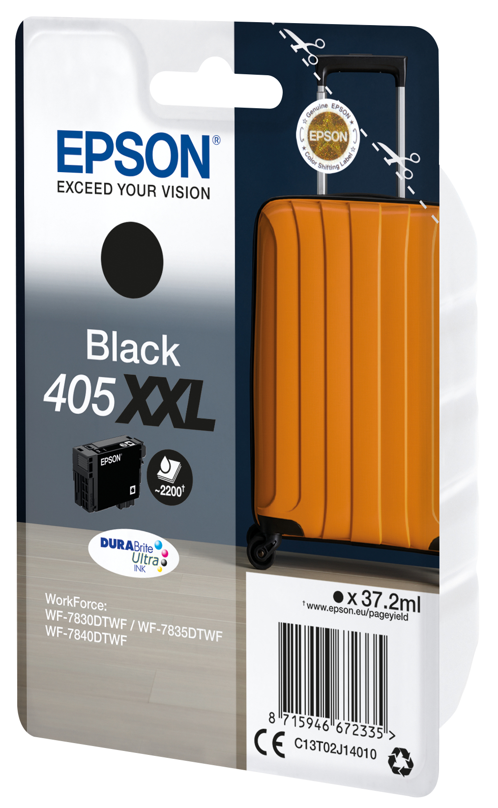 Epson 405XXL - 37.2 ml - Größe XXL - Schwarz