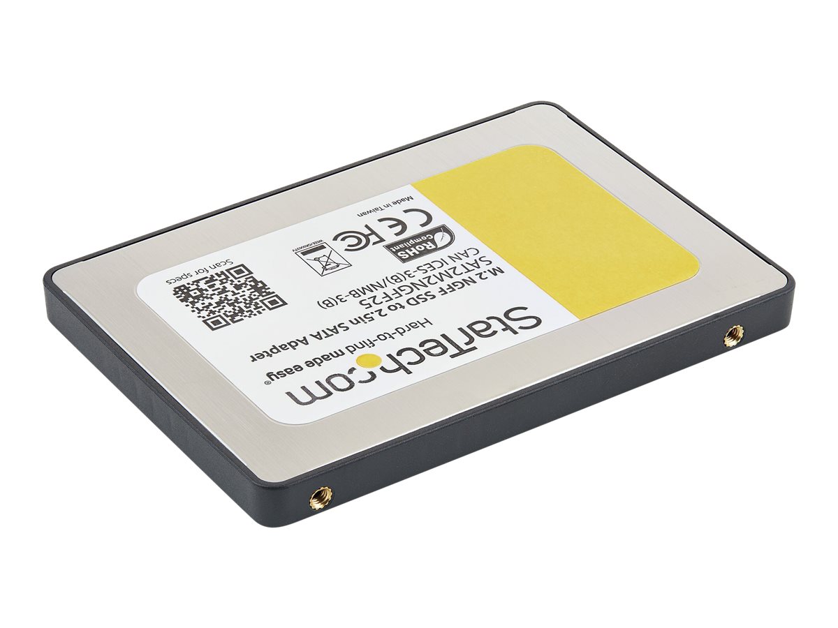 StarTech.com M.2 auf SATA III Adapter - M2 SSD zu S-ATA Einbaurahmen