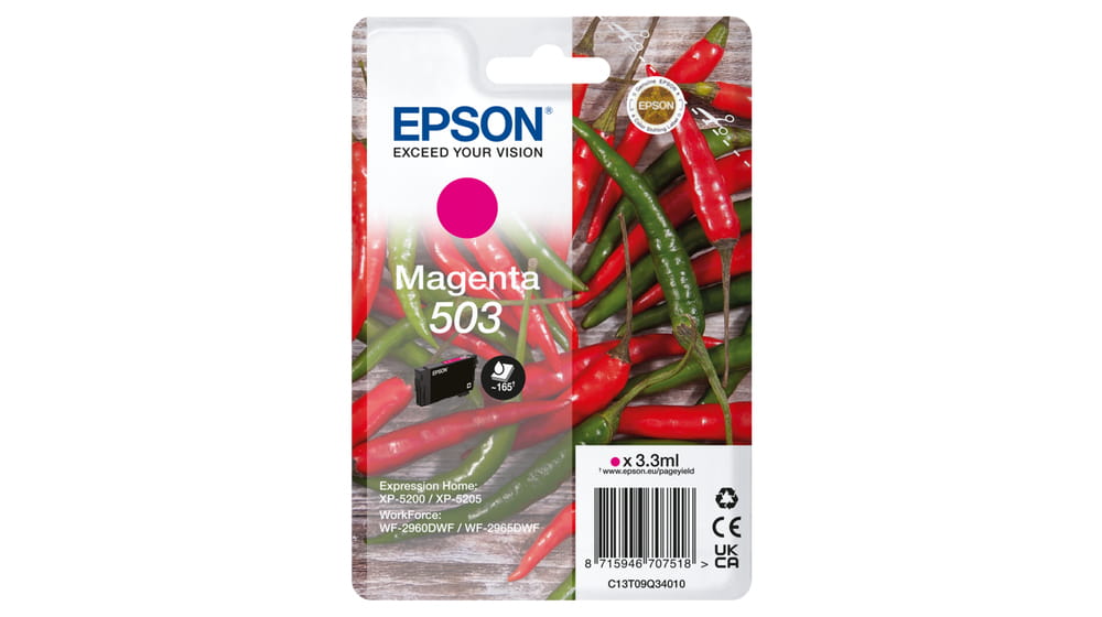 Epson 503 - 3.3 ml - Magenta - original - Blisterverpackung